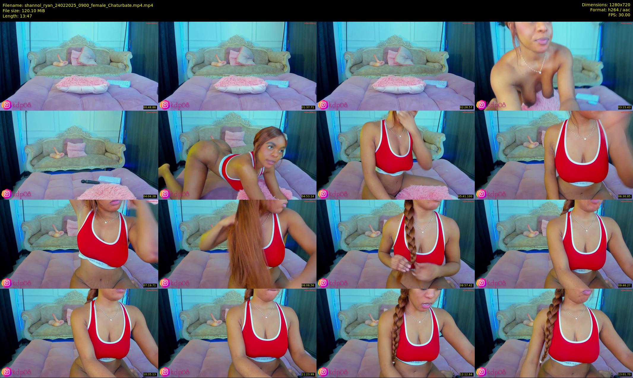 shannol_ryan — 14 minute Chaturbate female cam show recording, 720p, Feb 24, 2025