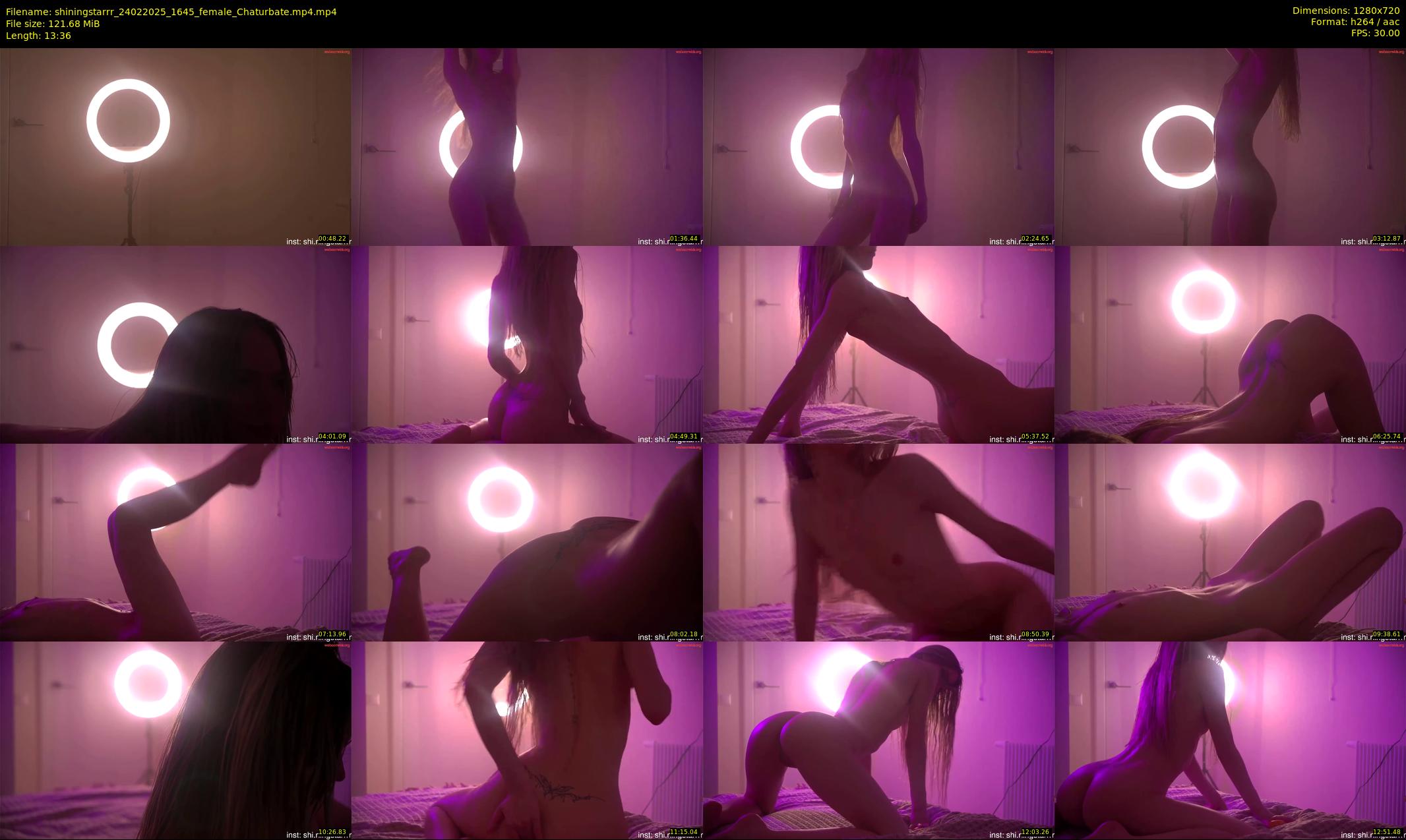 shiningstarrr — 14 minute Chaturbate female cam show recording, 720p, Feb 24, 2025