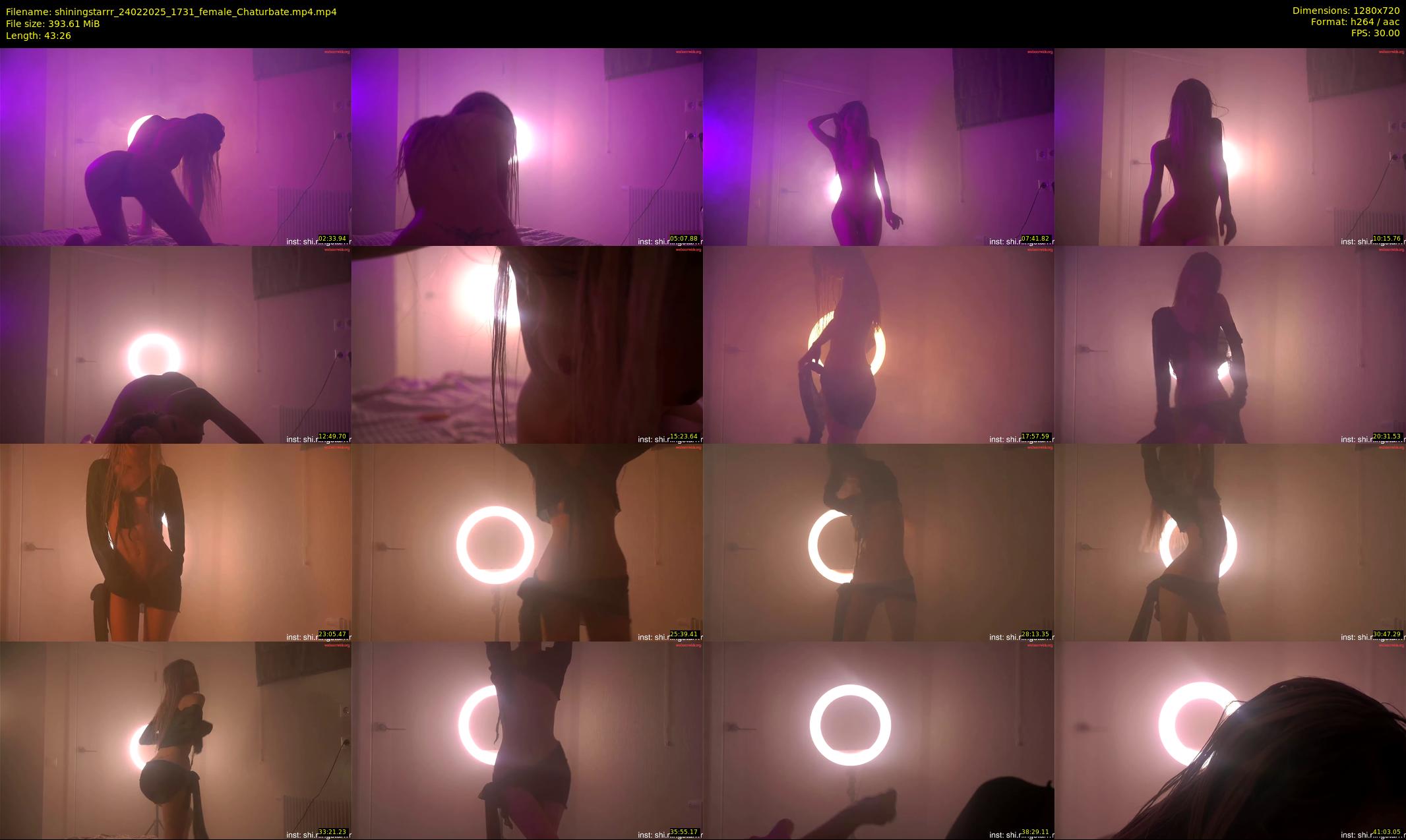 shiningstarrr — 44 minute Chaturbate female cam show recording, 720p, Feb 24, 2025
