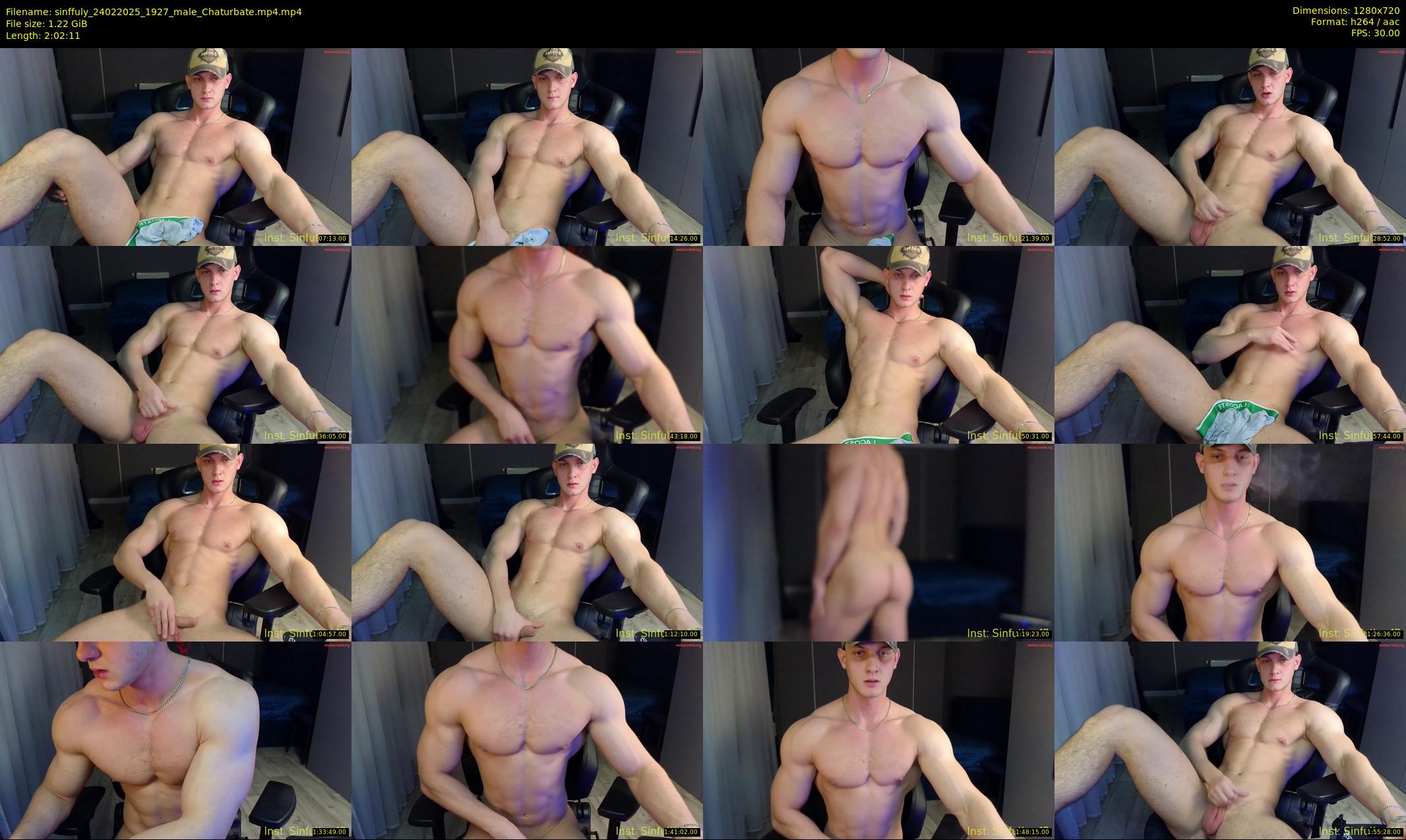 sinffuly — 123 minute Chaturbate male cam show recording, 720p, Feb 24, 2025