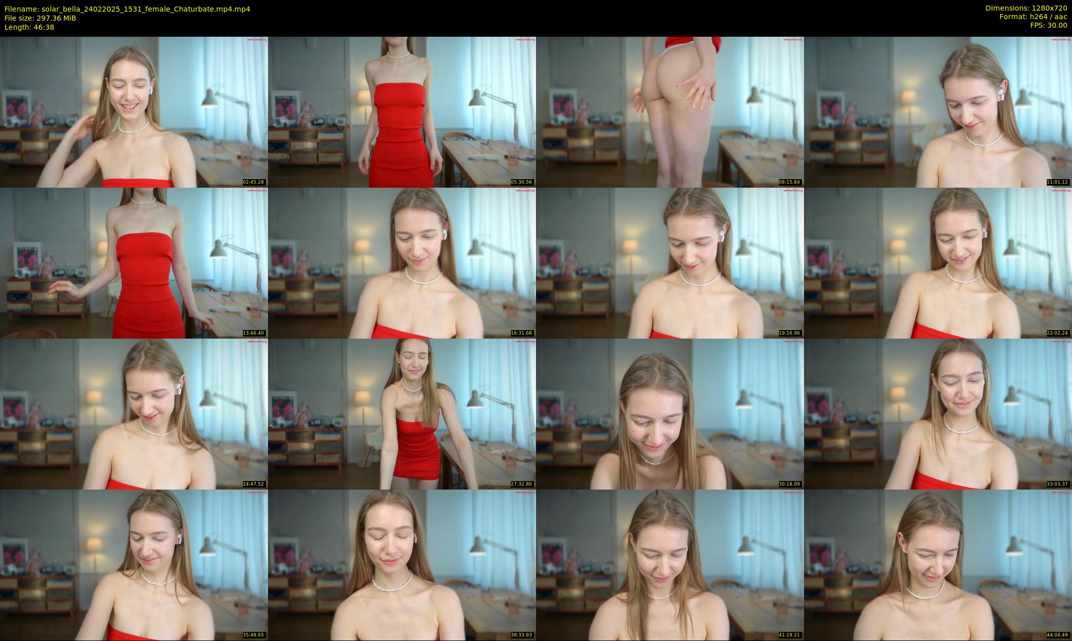 solar_bella — 47 minute Chaturbate female cam show recording, 720p, Feb 24, 2025