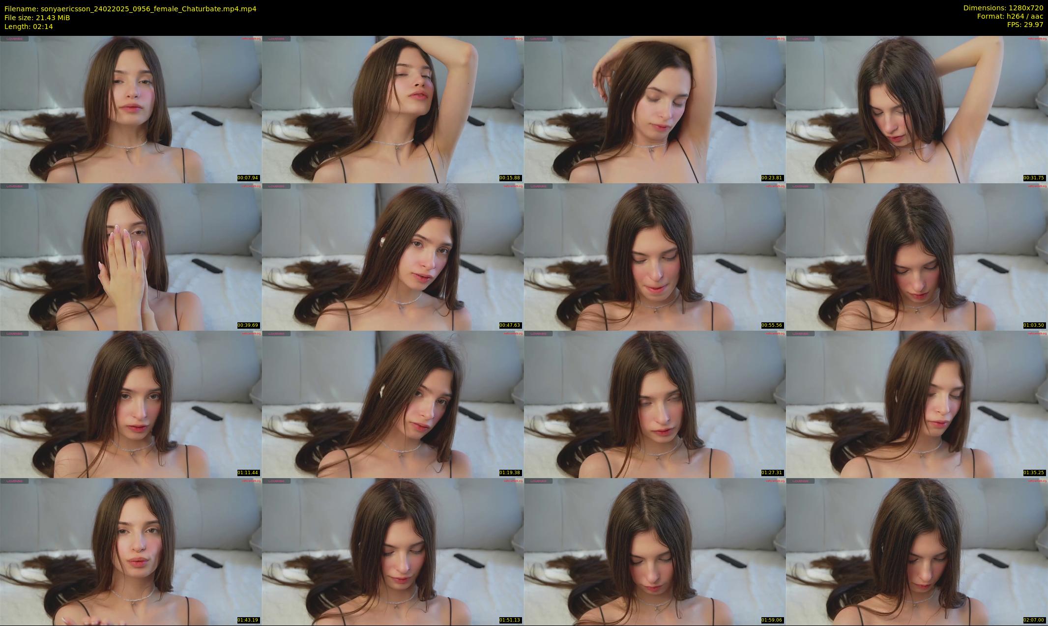 sonyaericsson — 3 minute Chaturbate female cam show recording, 720p, Feb 24, 2025