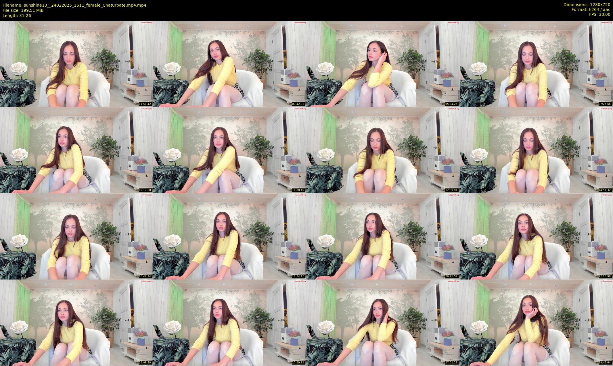 sunshine13_ — 32 minute Chaturbate female cam show recording, 720p, Feb 24, 2025