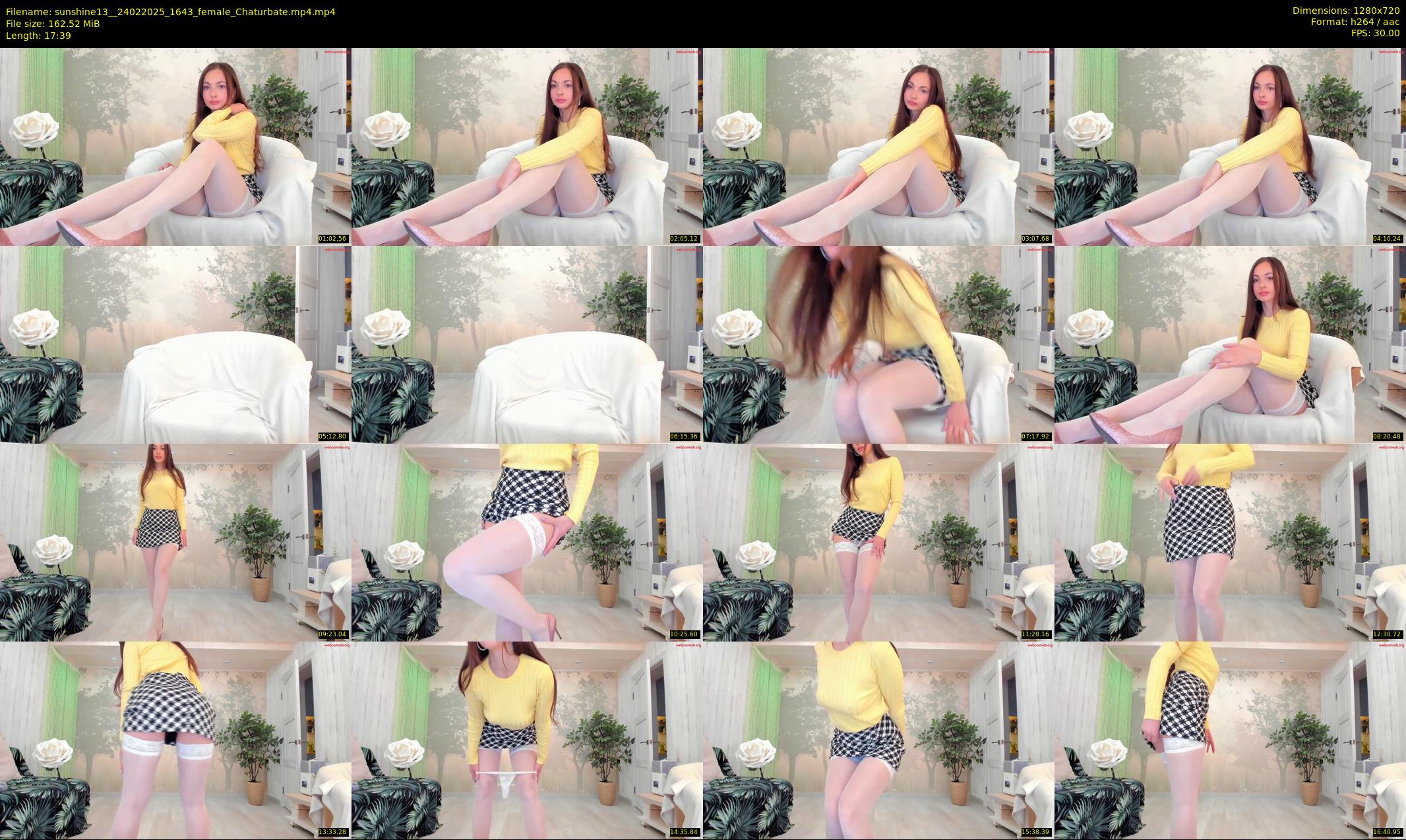 sunshine13_ — 18 minute Chaturbate female cam show recording, 720p, Feb 24, 2025