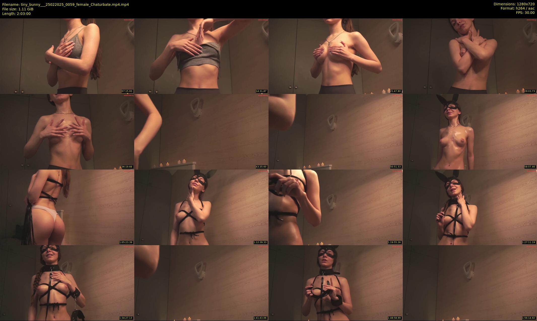 tiny_bunny__ — 123 minute Chaturbate female cam show recording, 720p, Feb 25, 2025