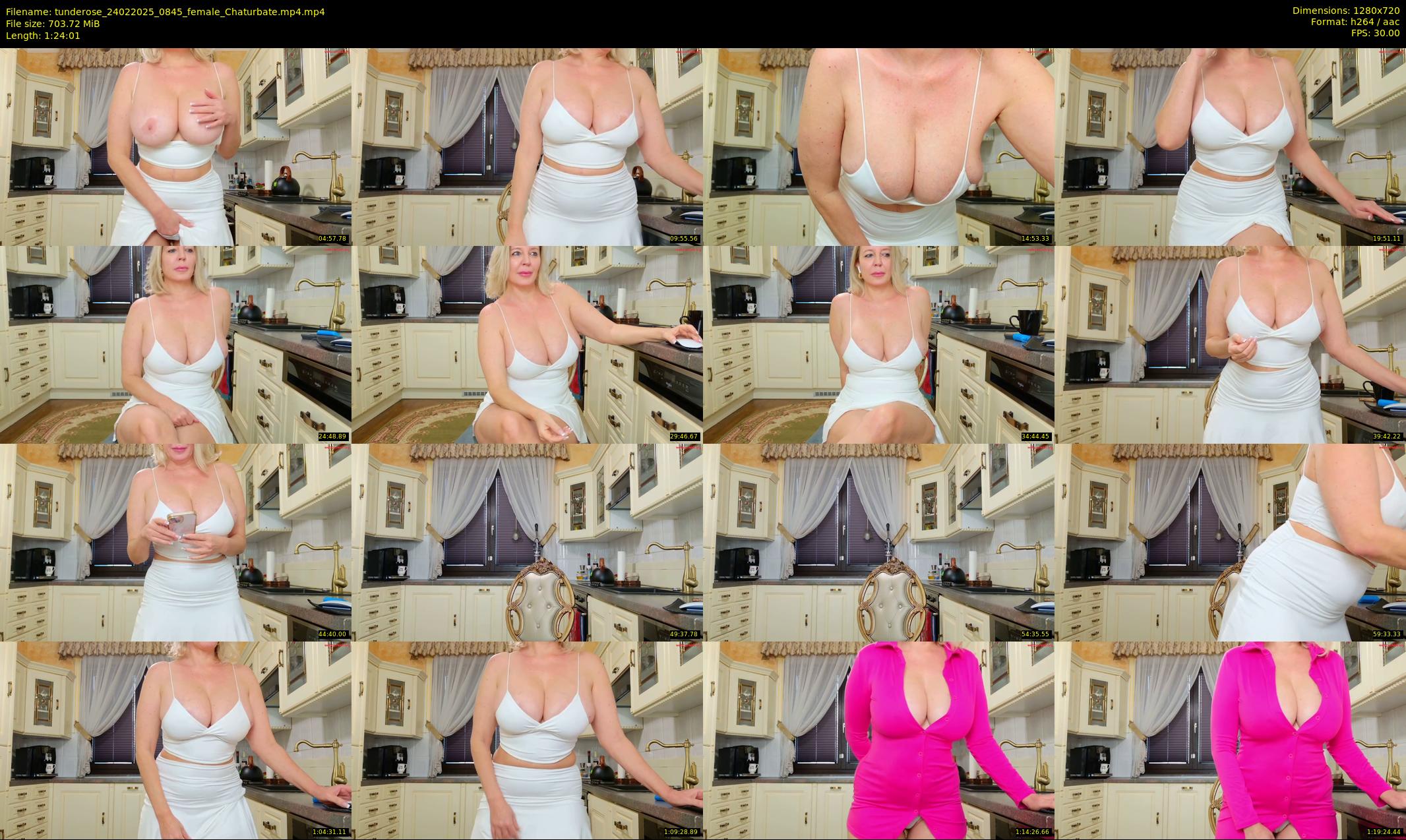tunderose — 85 minute Chaturbate female cam show recording, 720p, Feb 24, 2025