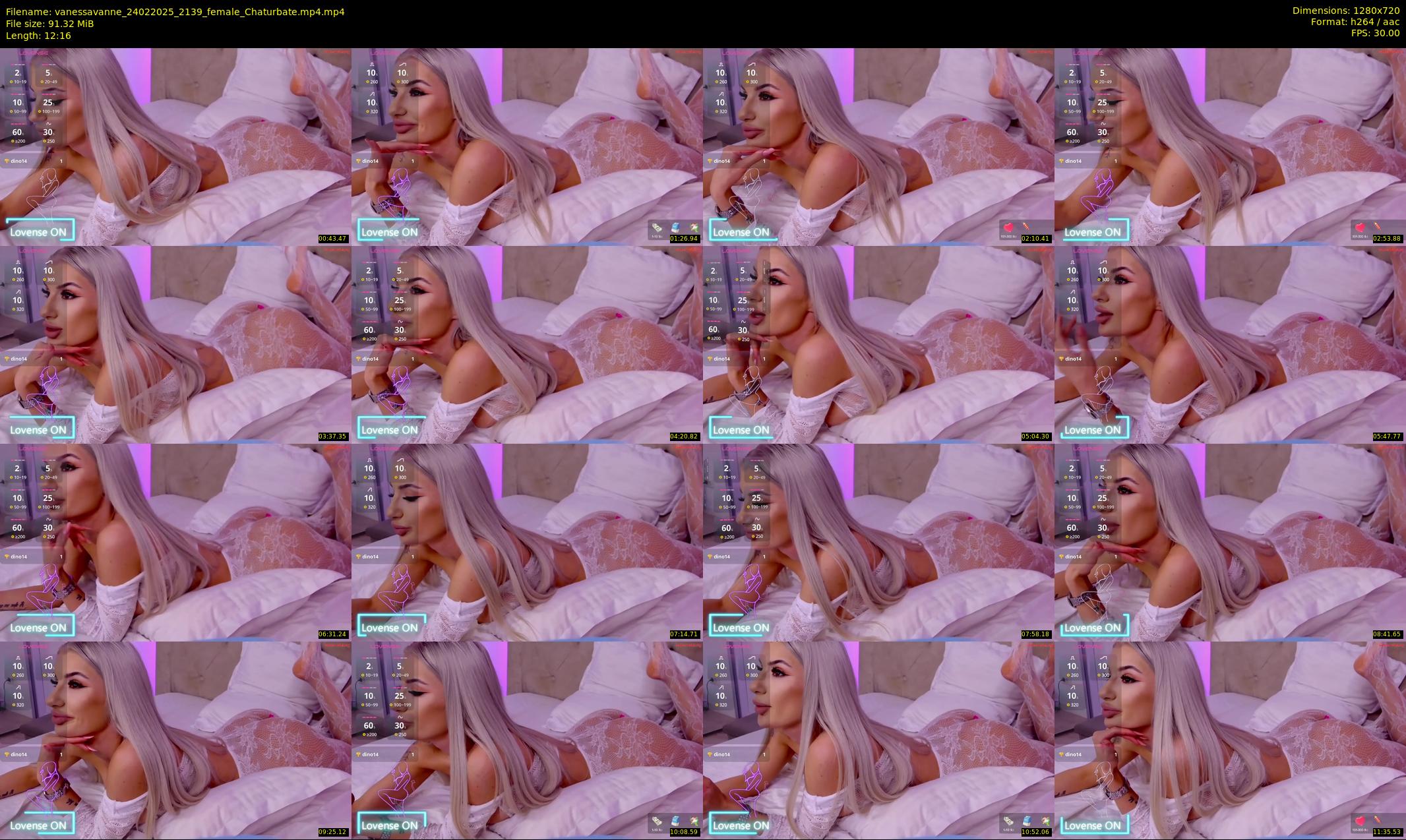 vanessavanne — 13 minute Chaturbate female cam show recording, 720p, Feb 24, 2025