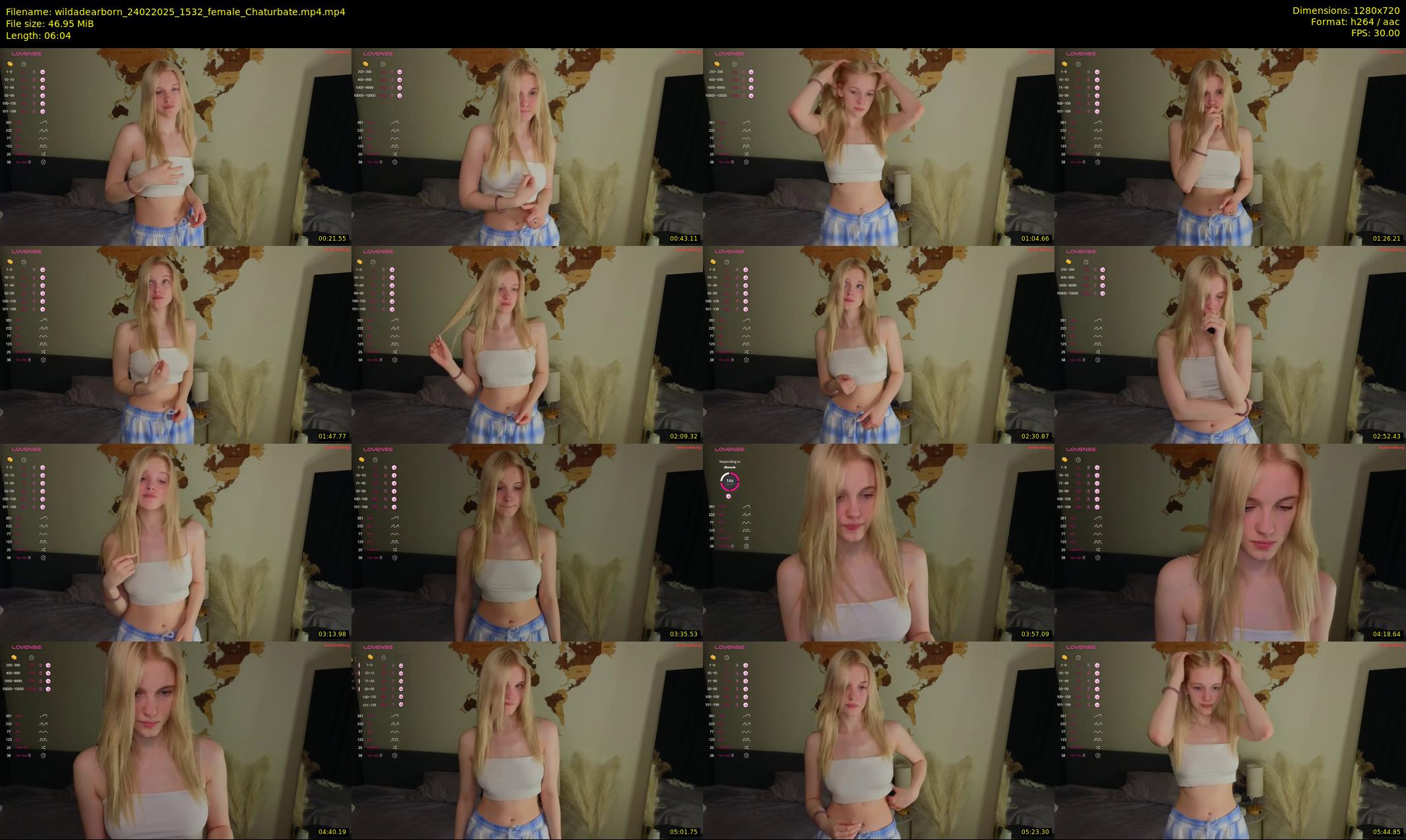 wildadearborn — 7 minute Chaturbate female cam show recording, 720p, Feb 24, 2025