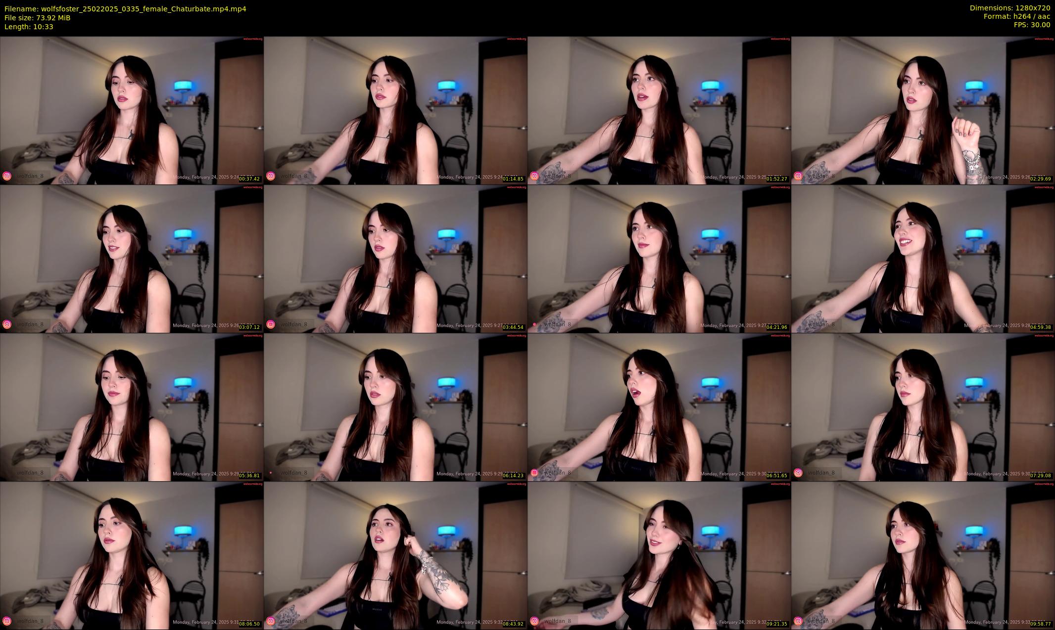 wolfsfoster — 11 minute Chaturbate couple cam show recording, 720p, Feb 25, 2025