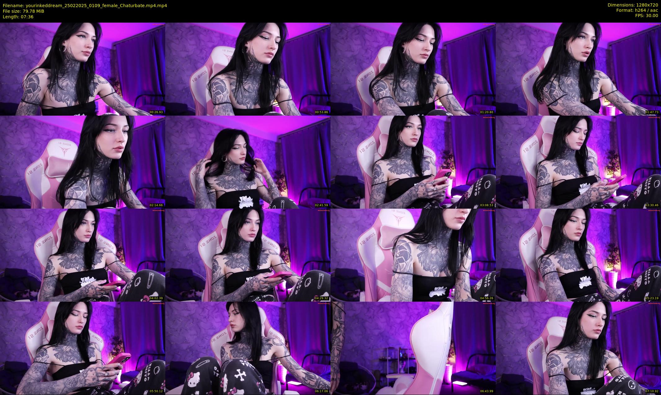 yourinkeddream — 8 minute Chaturbate couple cam show recording, 720p, Feb 25, 2025