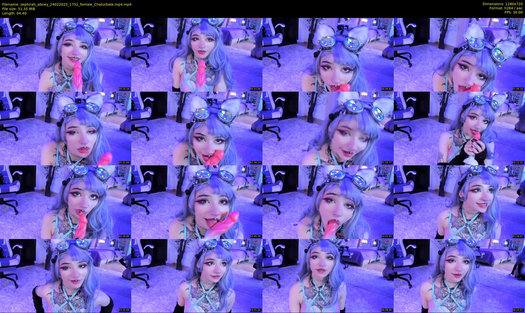 zephirah_abney — 5 minute Chaturbate female cam show recording, 720p, Feb 24, 2025