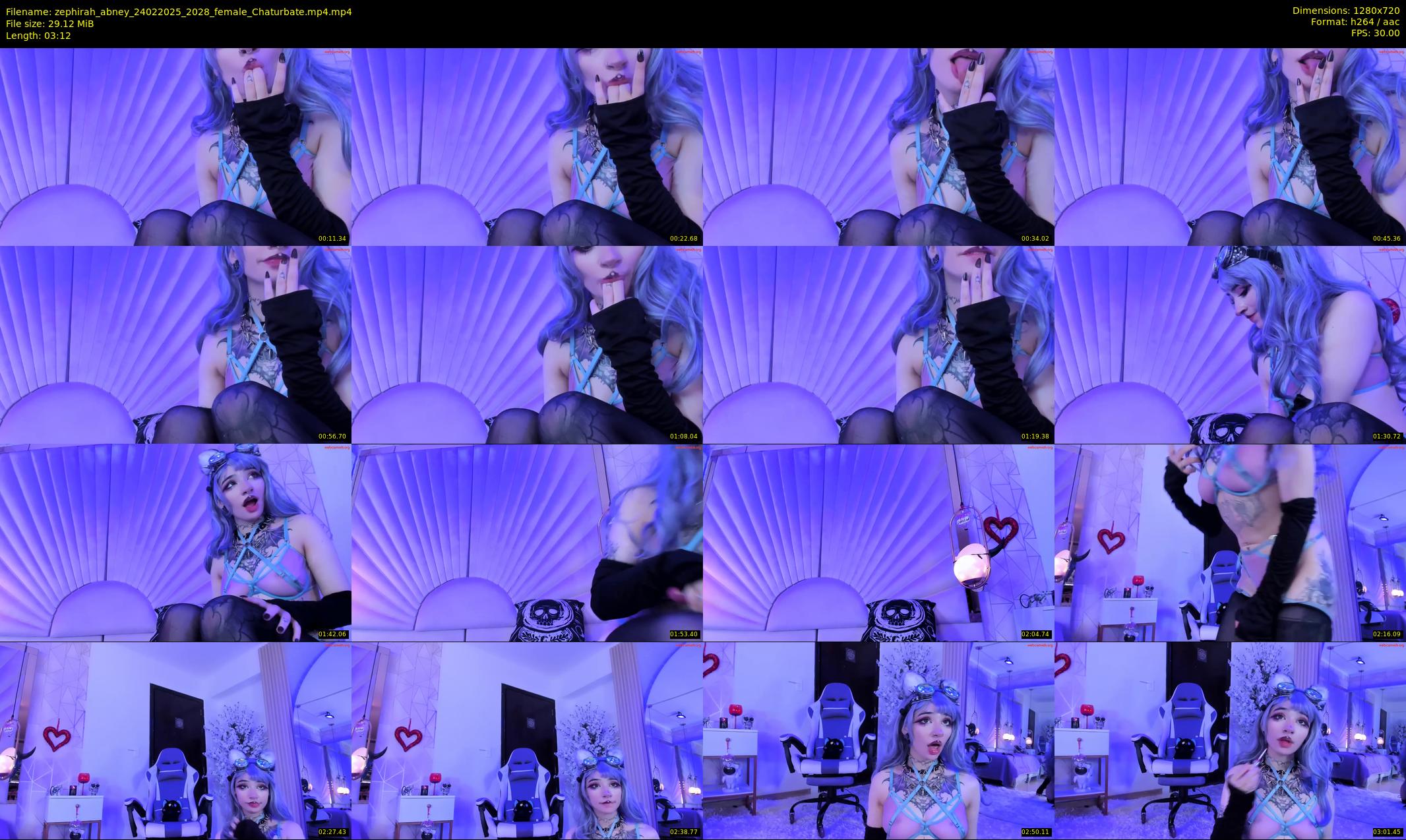 zephirah_abney — 4 minute Chaturbate female cam show recording, 720p, Feb 24, 2025