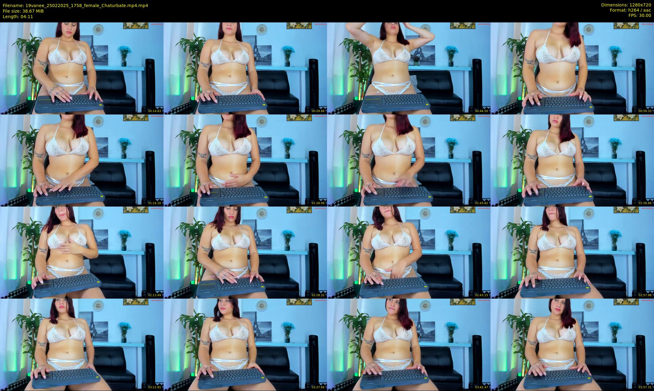 19vanee — 5 minute Chaturbate female cam show recording, 720p, Feb 25, 2025