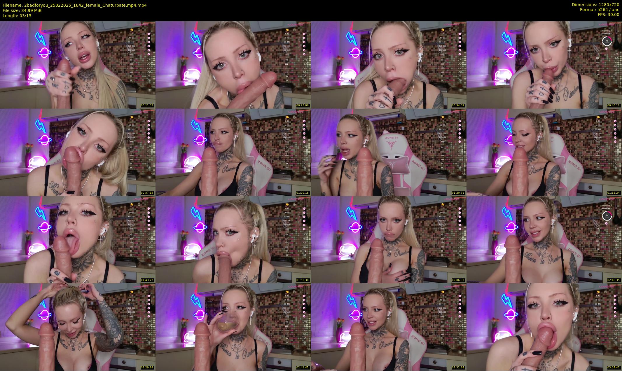 2badforyou — 4 minute Chaturbate couple cam show recording, 720p, Feb 25, 2025