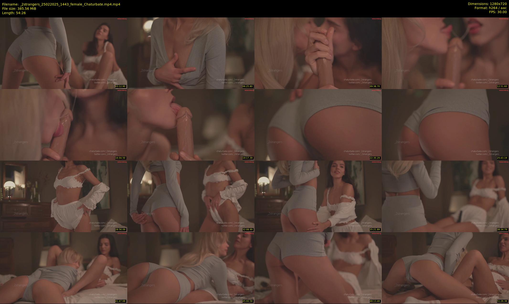 _2strangers — 55 minute Chaturbate couple cam show recording, 720p, Feb 25, 2025