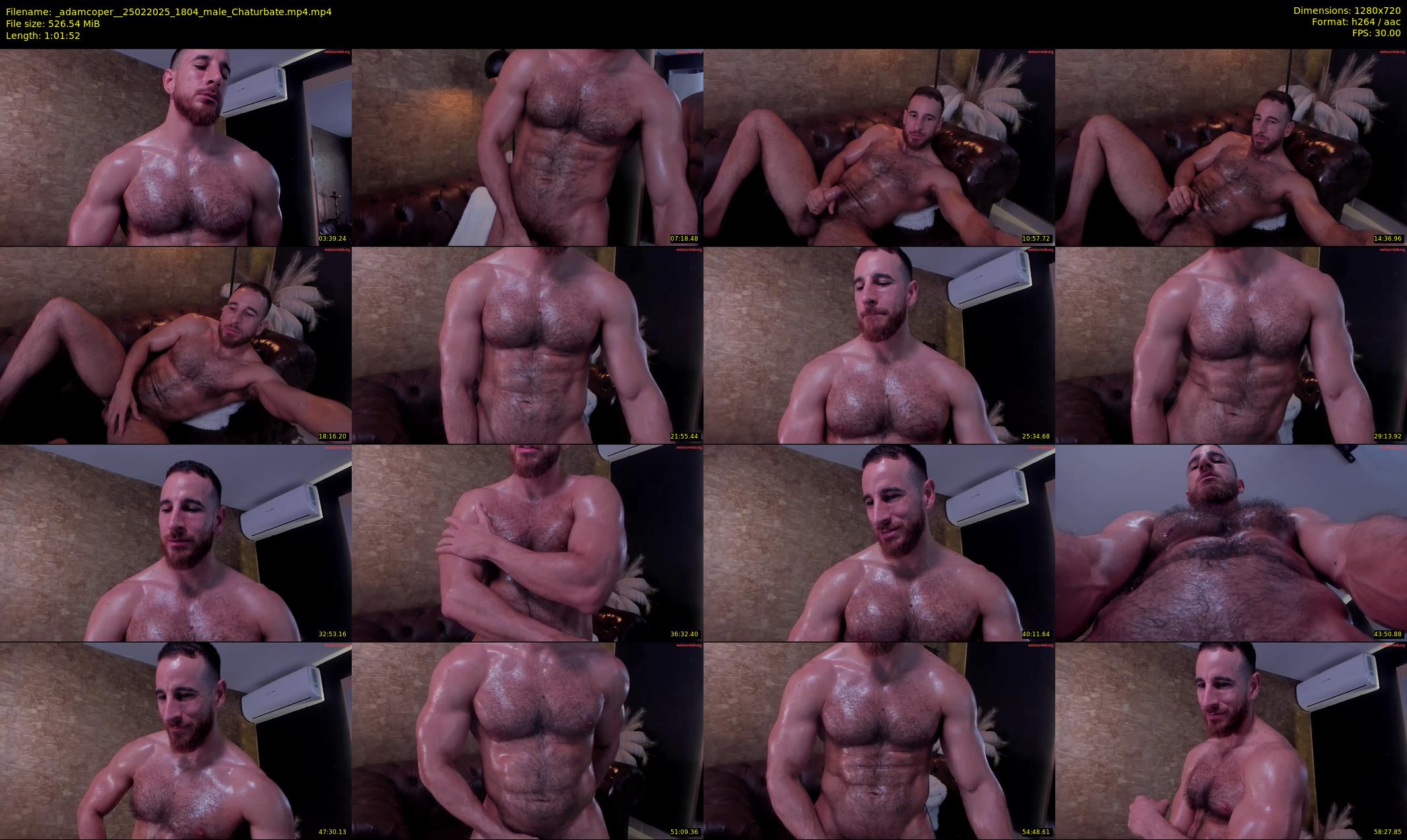 _adamcoper_ — 62 minute Chaturbate male cam show recording, 720p, Feb 25, 2025