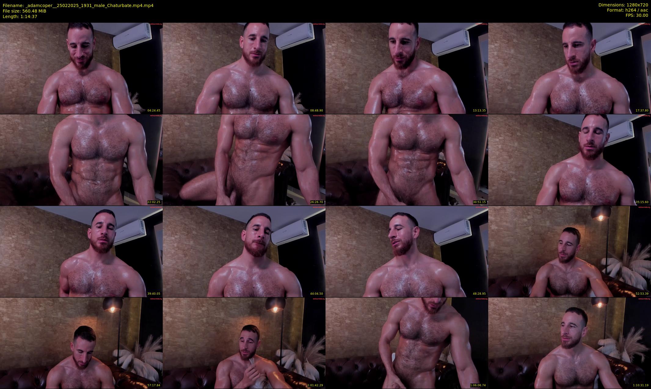 _adamcoper_ — 75 minute Chaturbate male cam show recording, 720p, Feb 25, 2025