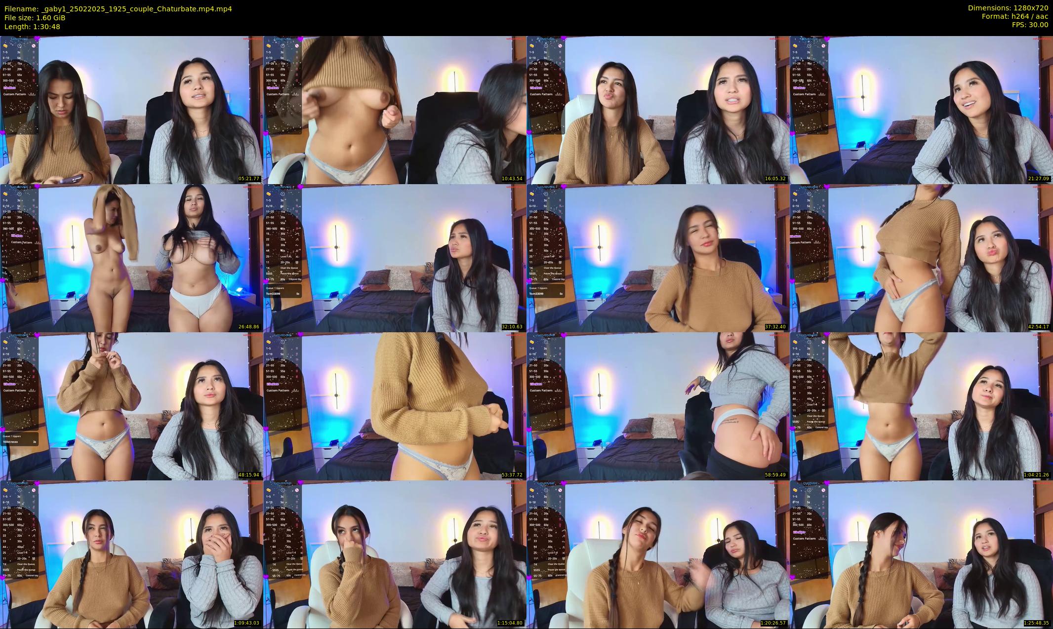 _gaby1 — 91 minute Chaturbate female cam show recording, 720p, Feb 25, 2025