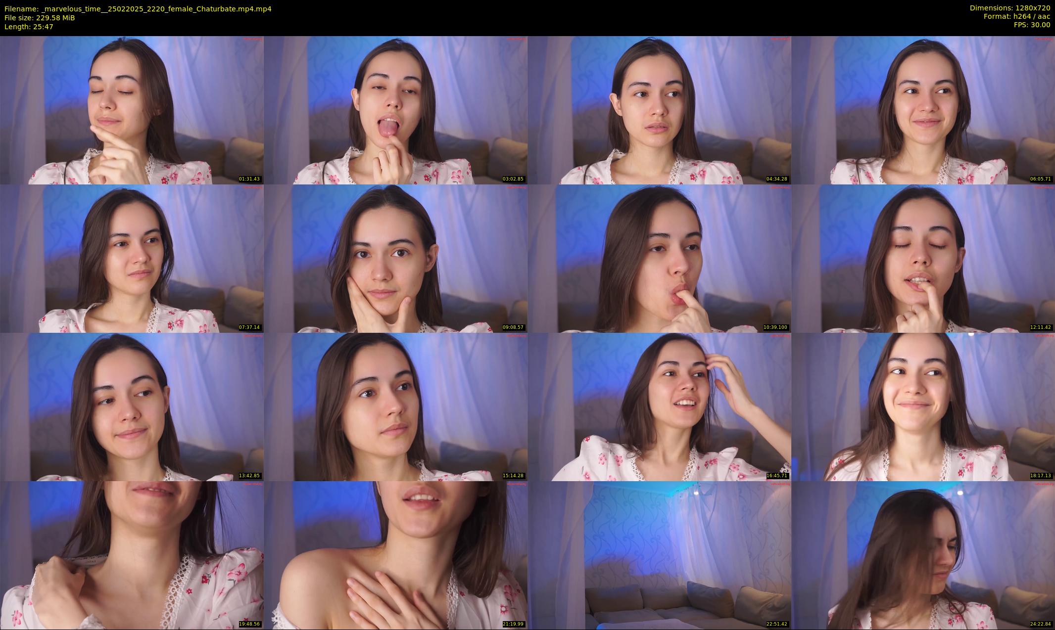 _marvelous_time_ — 26 minute Chaturbate female cam show recording, 720p, Feb 25, 2025