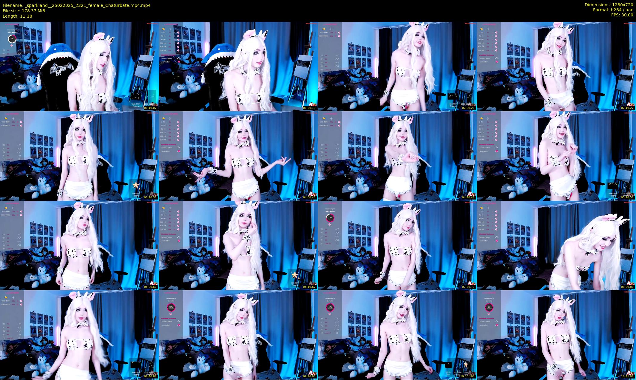 _sparkland_ — 12 minute Chaturbate female cam show recording, 720p, Feb 25, 2025