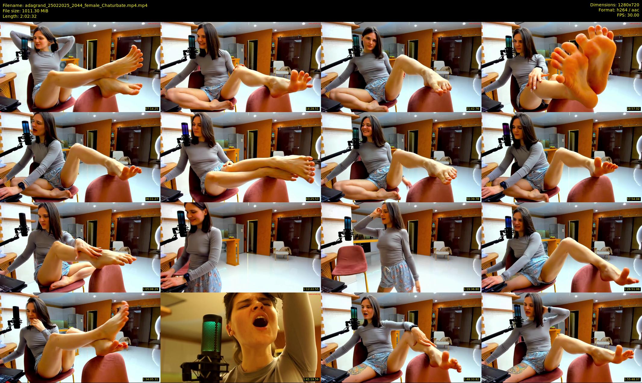 adagrand — 123 minute Chaturbate female cam show recording, 720p, Feb 25, 2025