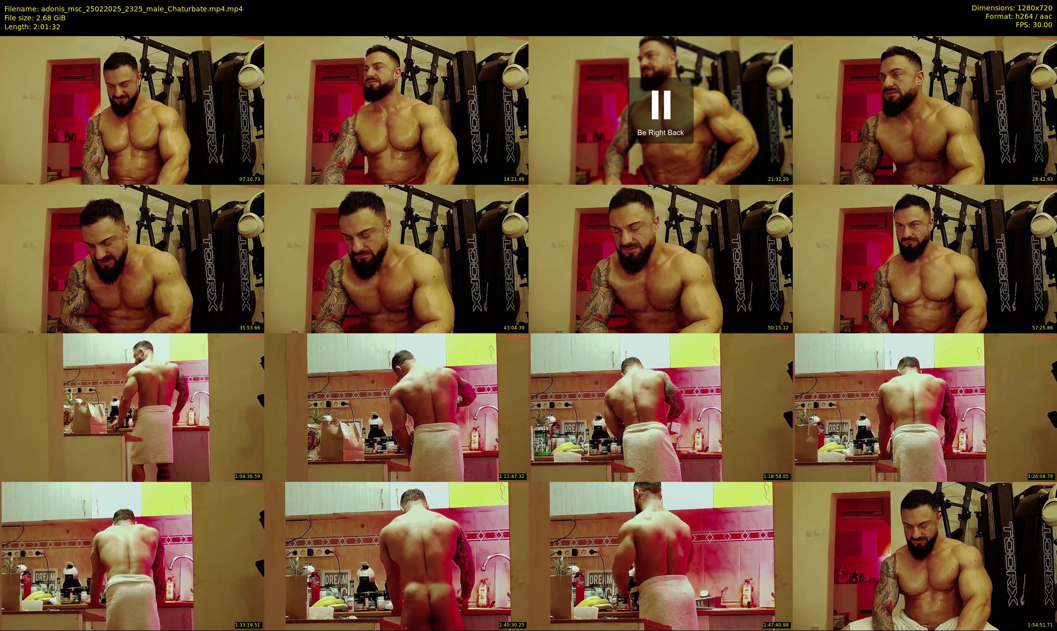 adonis_msc — 122 minute Chaturbate male cam show recording, 720p, Feb 25, 2025