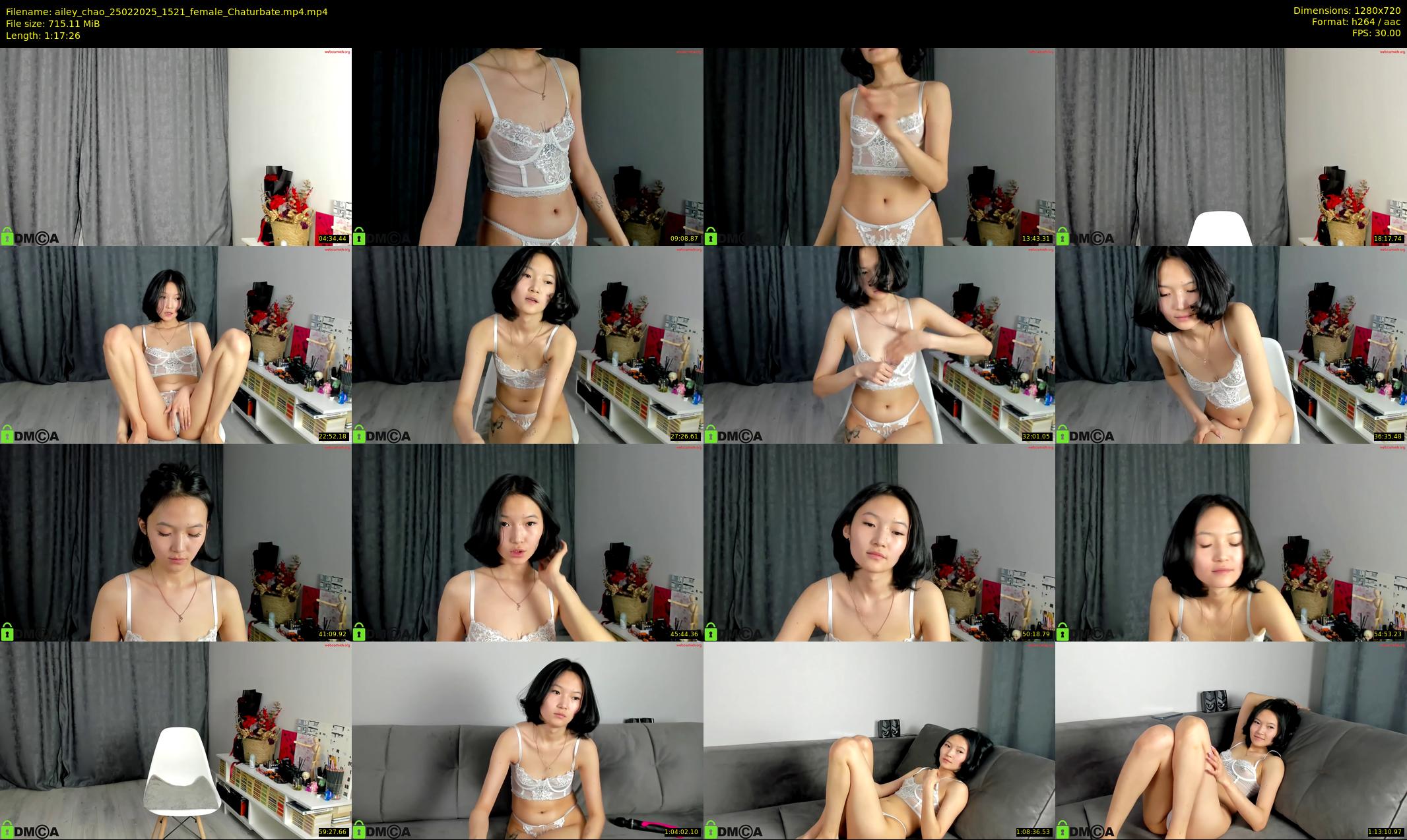 ailey_chao — 78 minute Chaturbate female cam show recording, 720p, Feb 25, 2025