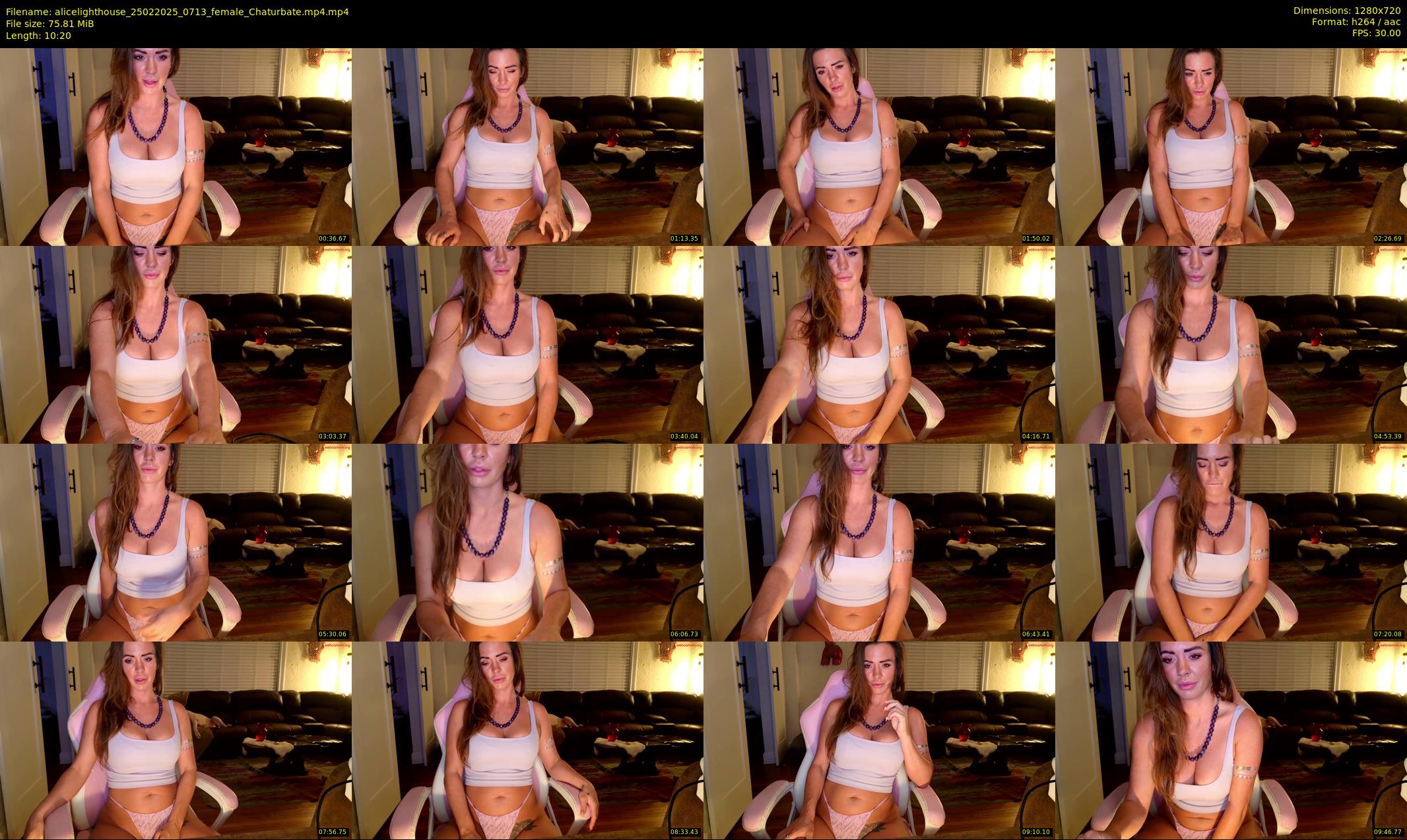alicelighthouse — 11 minute Chaturbate female cam show recording, 720p, Feb 25, 2025