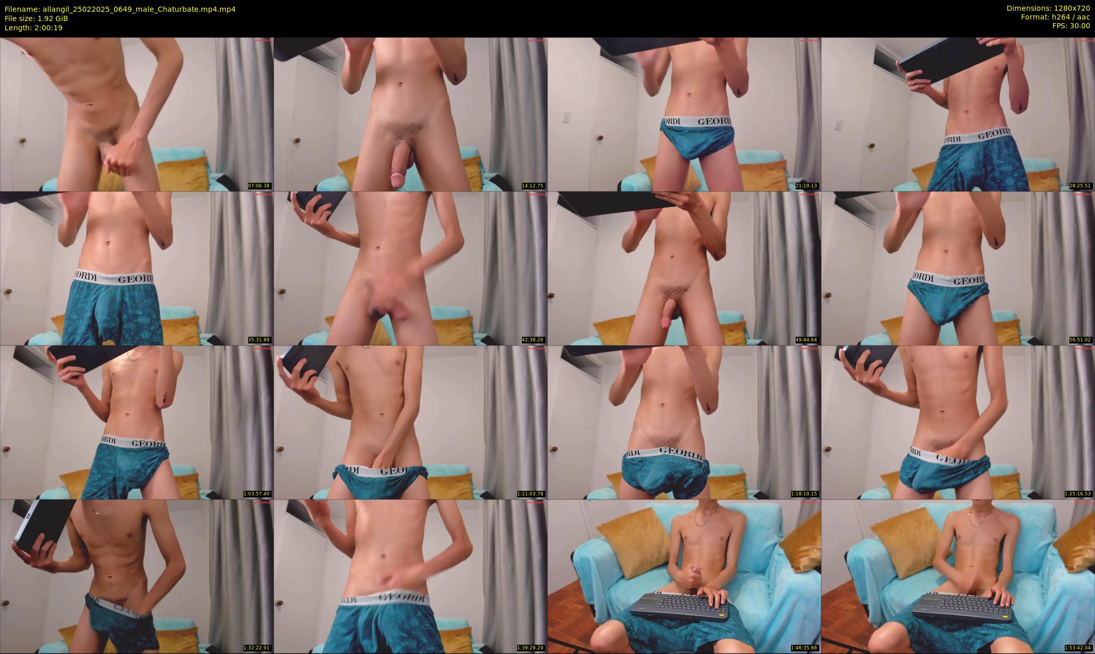 allangil — 121 minute Chaturbate male cam show recording, 720p, Feb 25, 2025