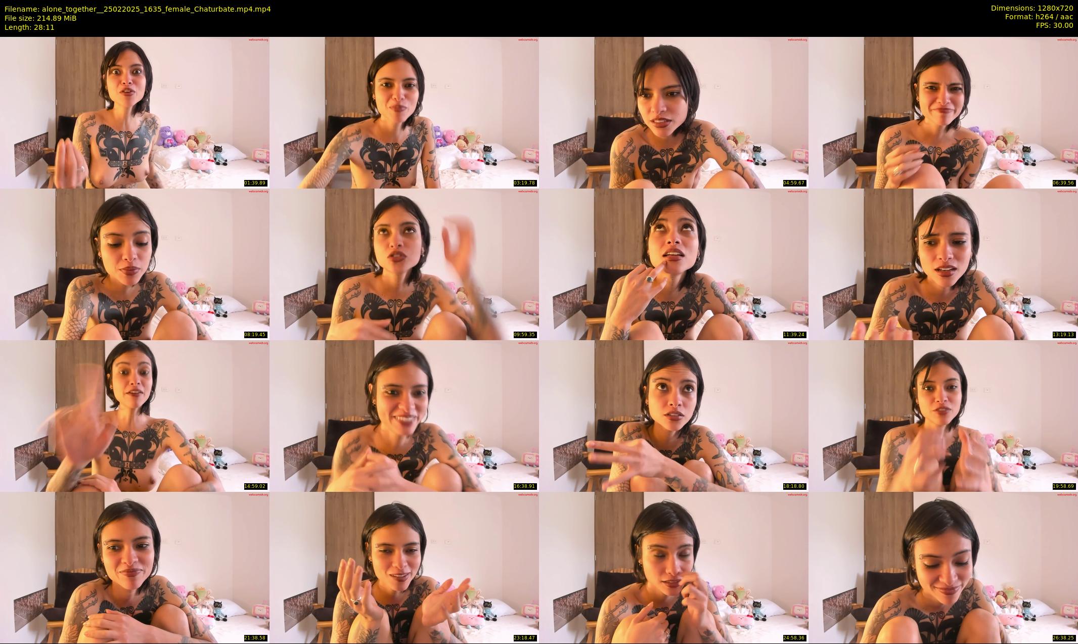 alone_together_ — 29 minute Chaturbate female cam show recording, 720p, Feb 25, 2025