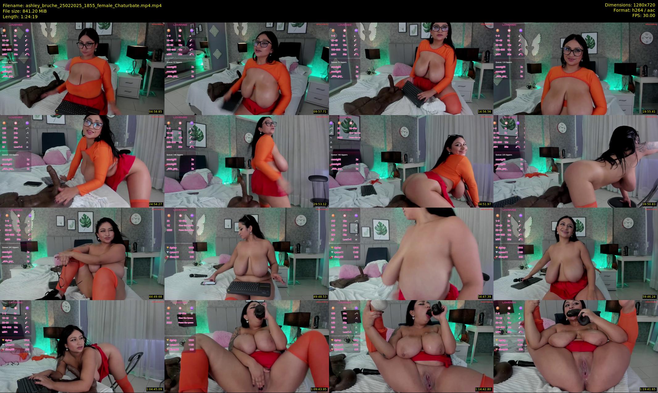 ashley_bruche — 85 minute Chaturbate female cam show recording, 720p, Feb 25, 2025
