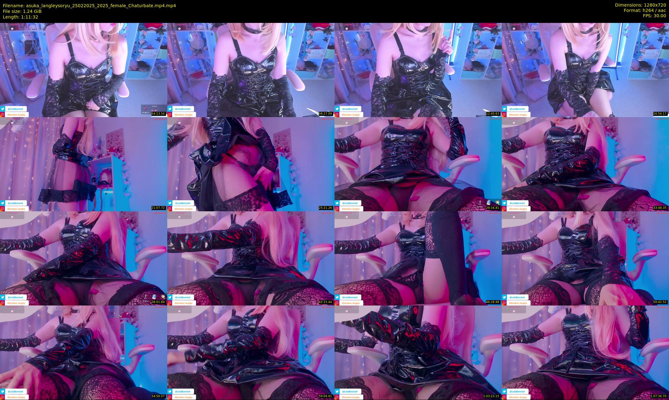 asuka_langleysoryu — 72 minute Chaturbate female cam show recording, 720p, Feb 25, 2025