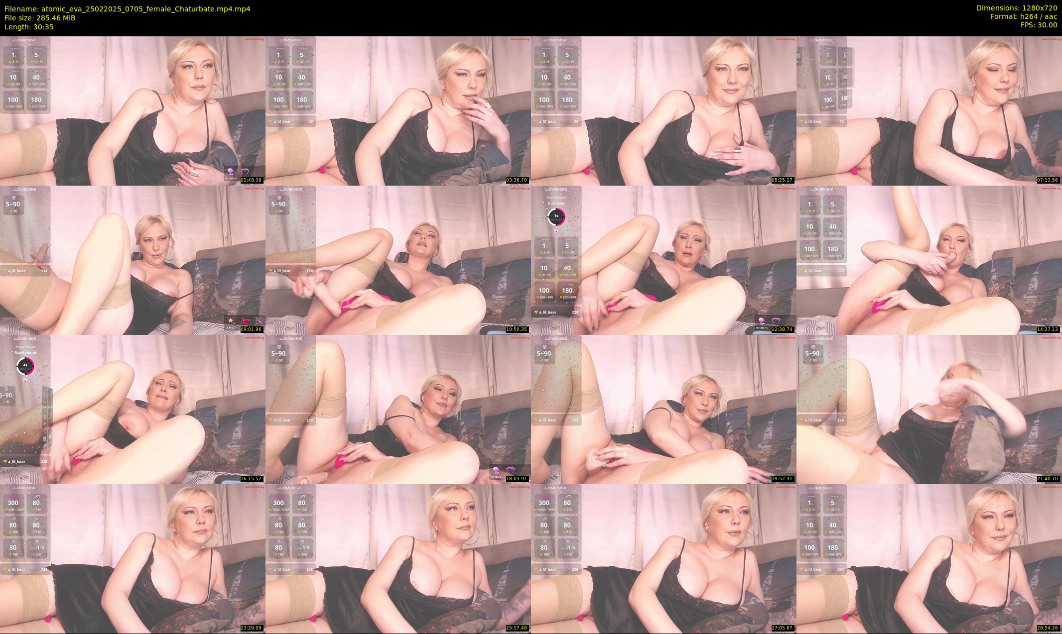 atomic_eva — 31 minute Chaturbate female cam show recording, 720p, Feb 25, 2025