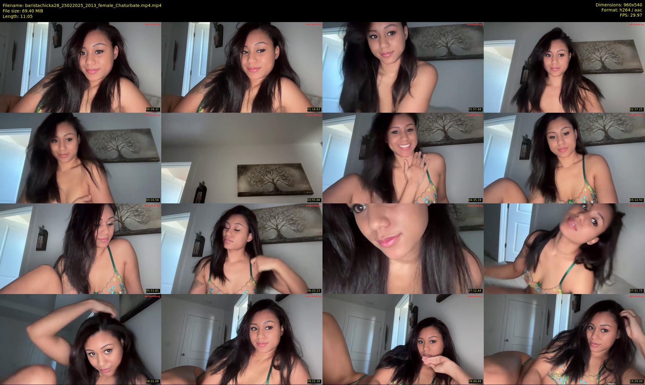 baristachicka28 — 12 minute Chaturbate female cam show recording, 480p, Feb 25, 2025