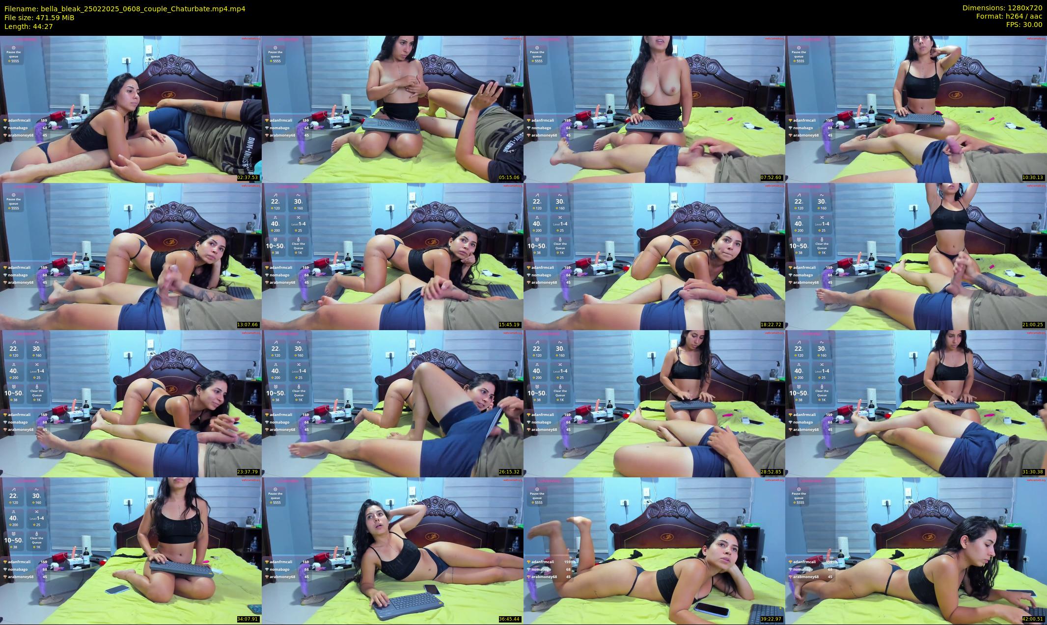 bella_bleak — 45 minute Chaturbate couple cam show recording, 720p, Feb 25, 2025