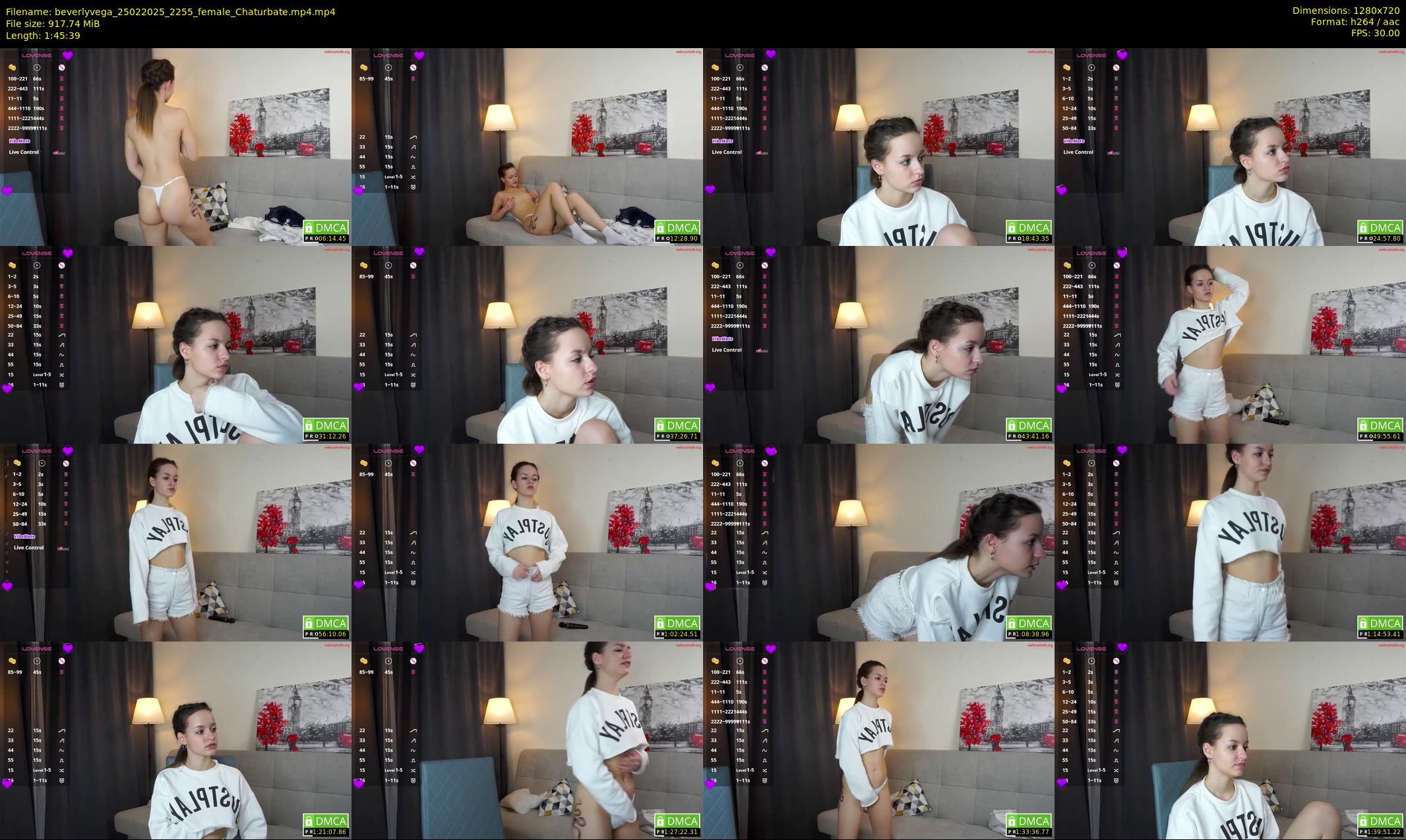 beverlyvega — 106 minute Chaturbate couple cam show recording, 720p, Feb 25, 2025