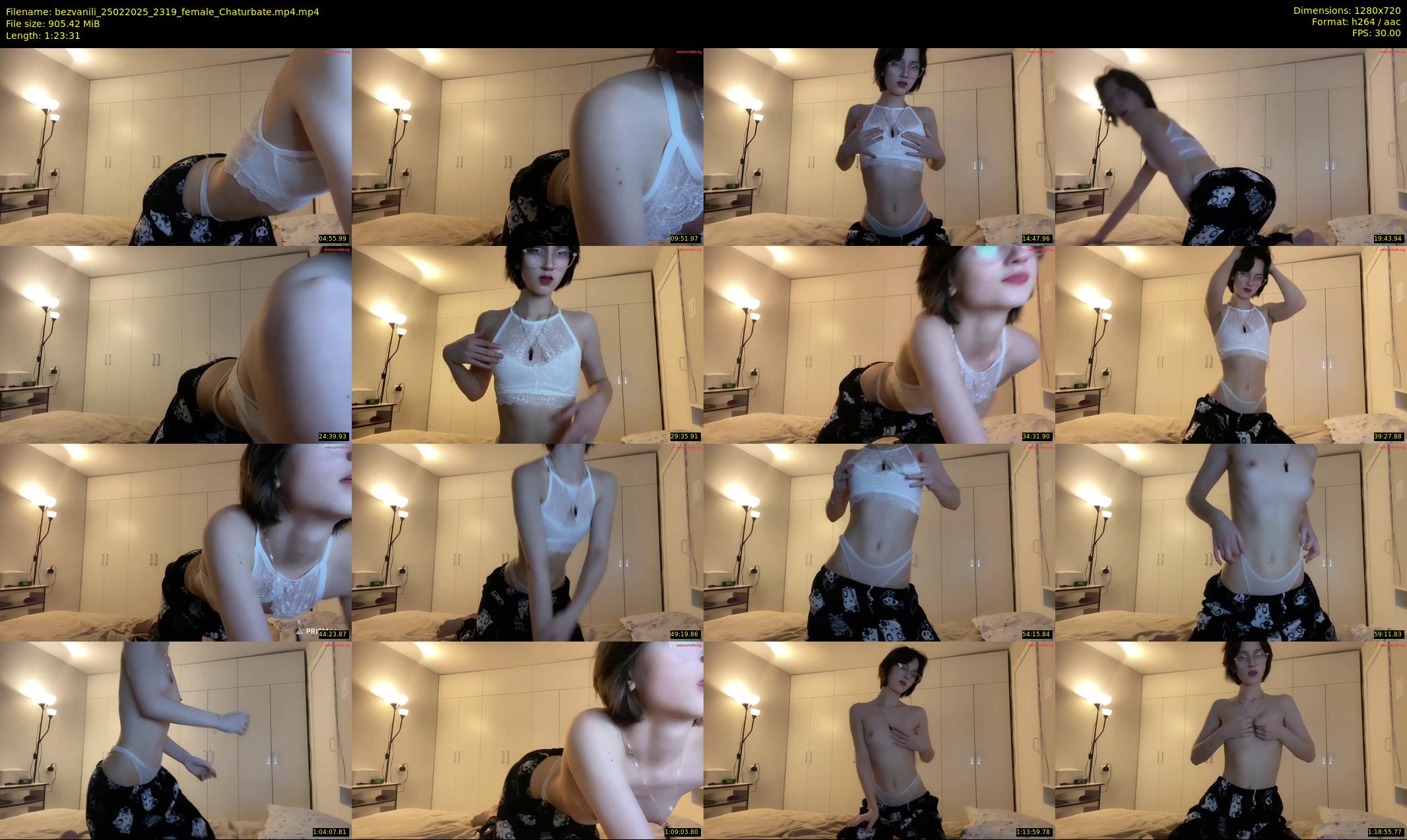 bezvanili — 84 minute Chaturbate female cam show recording, 720p, Feb 25, 2025