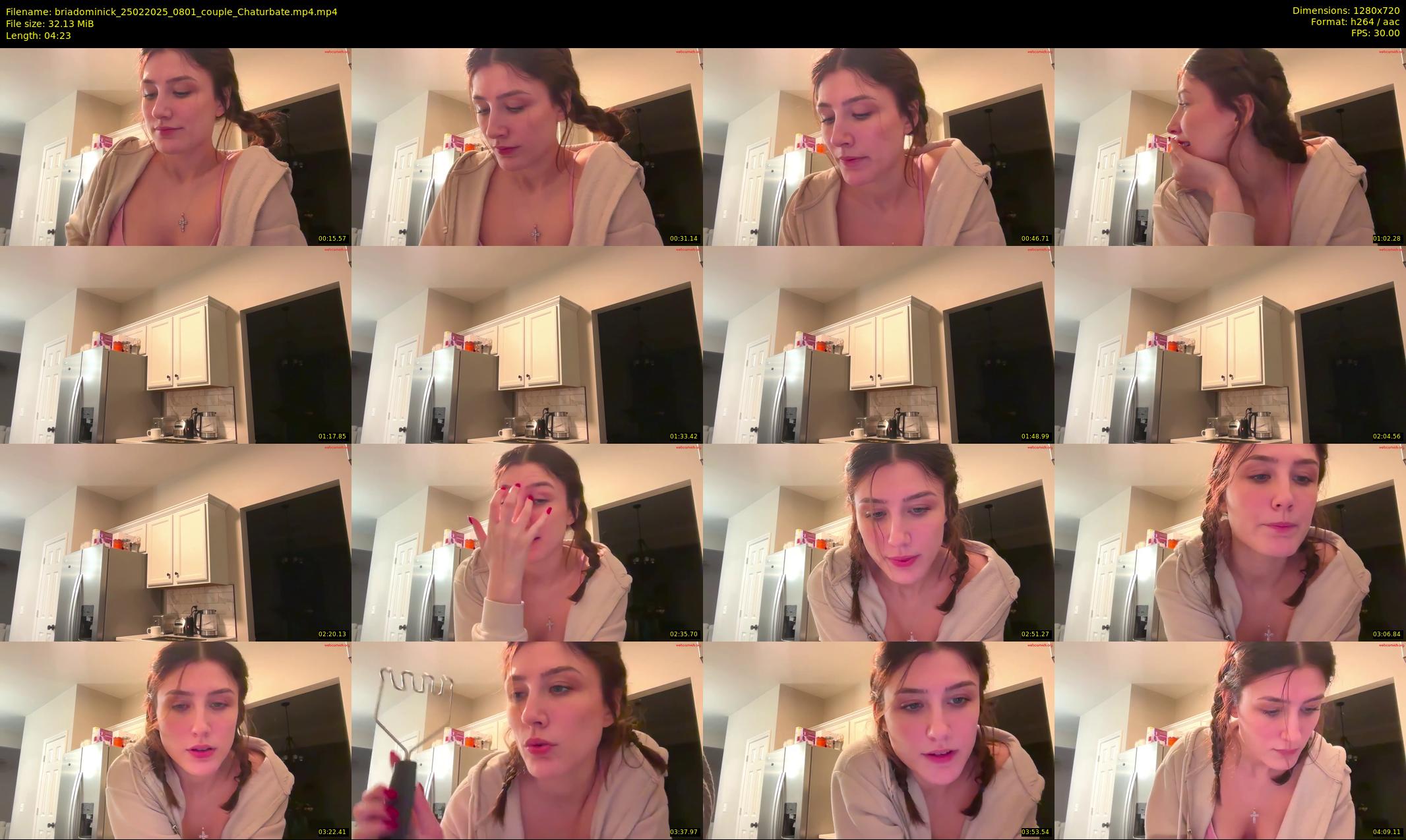 briadominick — 5 minute Chaturbate couple cam show recording, 720p, Feb 25, 2025