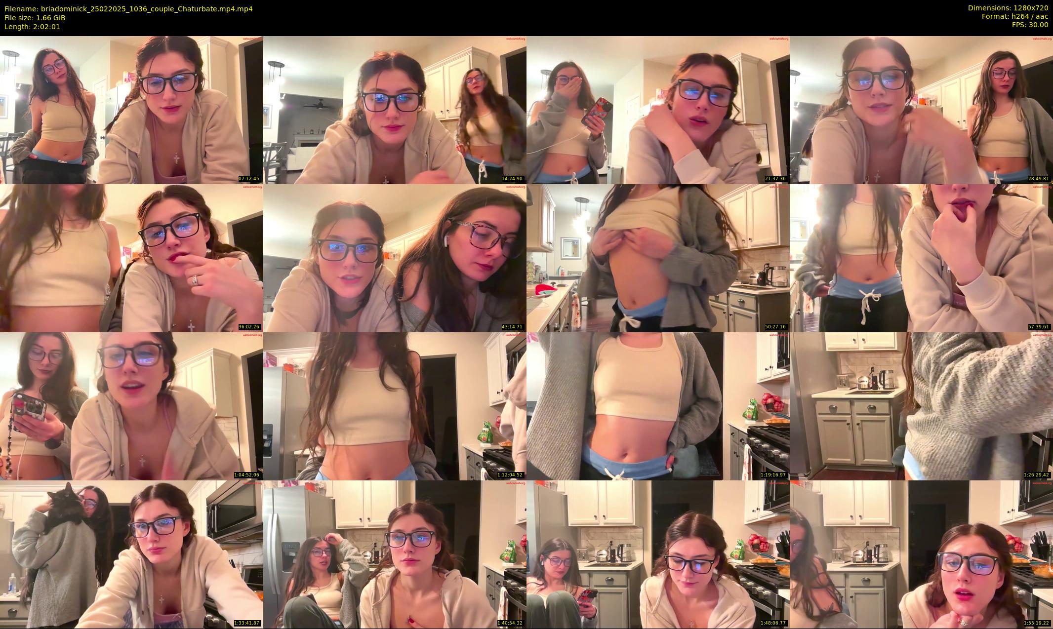 briadominick — 123 minute Chaturbate couple cam show recording, 720p, Feb 25, 2025