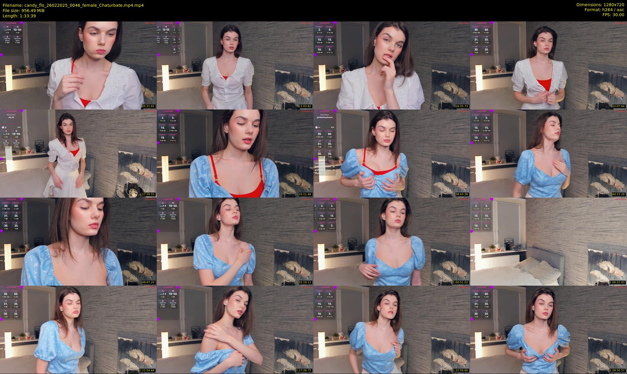 candy_flo — 94 minute Chaturbate female cam show recording, 720p, Feb 26, 2025