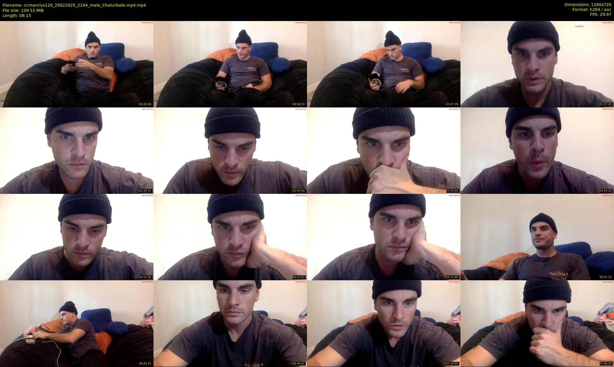 ccmanrivs120 — 9 minute Chaturbate male cam show recording, 720p, Feb 25, 2025