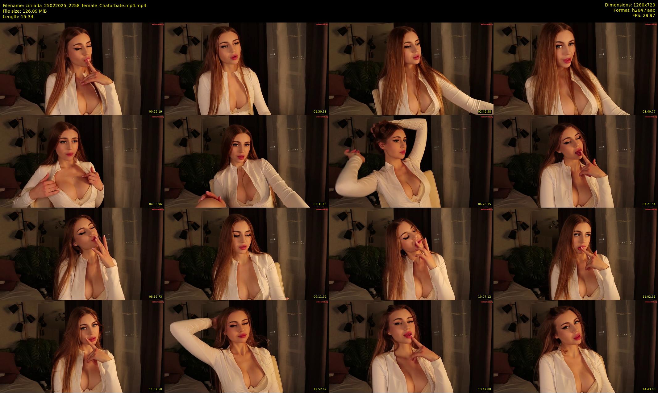 cirilada — 16 minute Chaturbate female cam show recording, 720p, Feb 25, 2025