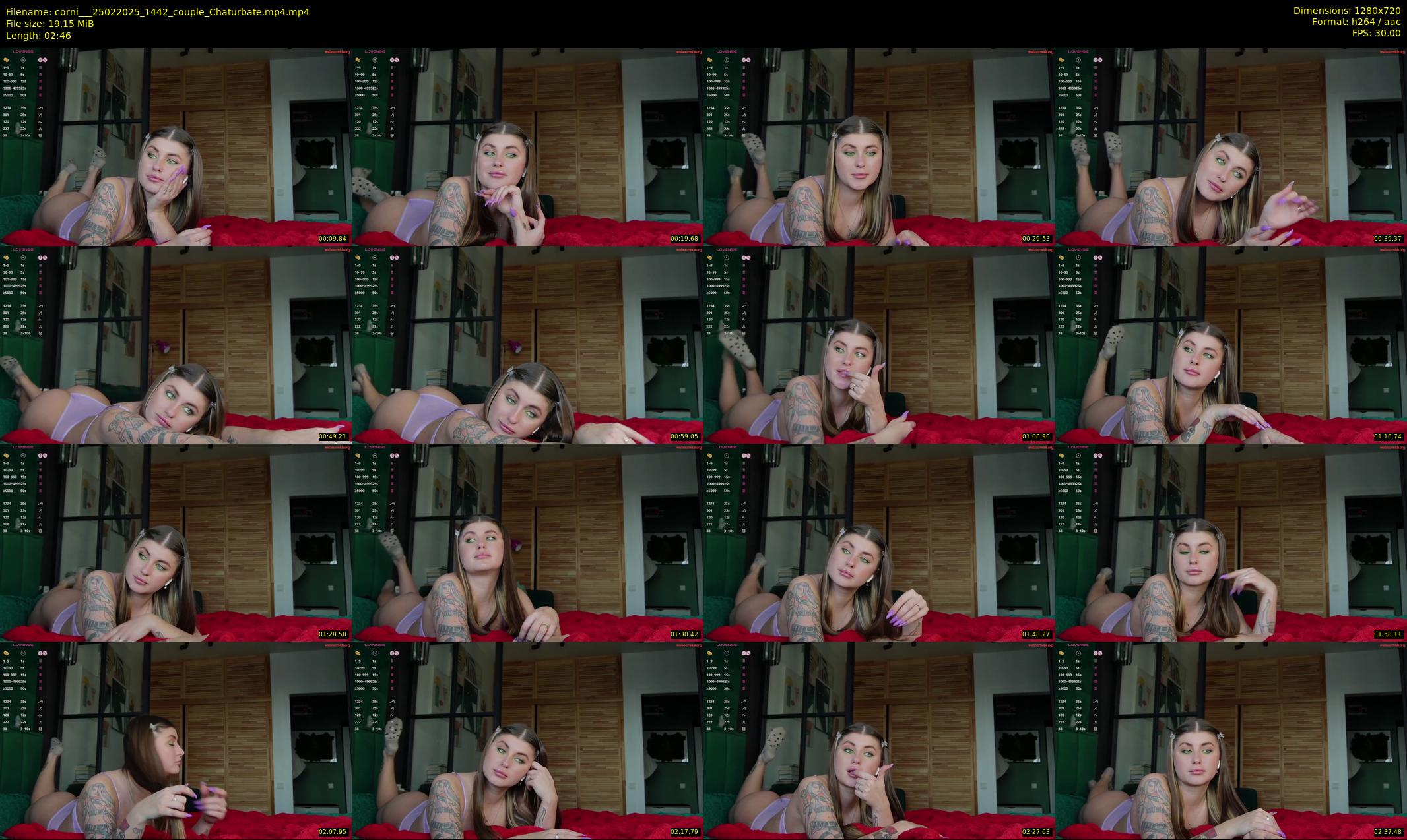 corni__ — 3 minute Chaturbate female cam show recording, 720p, Feb 25, 2025