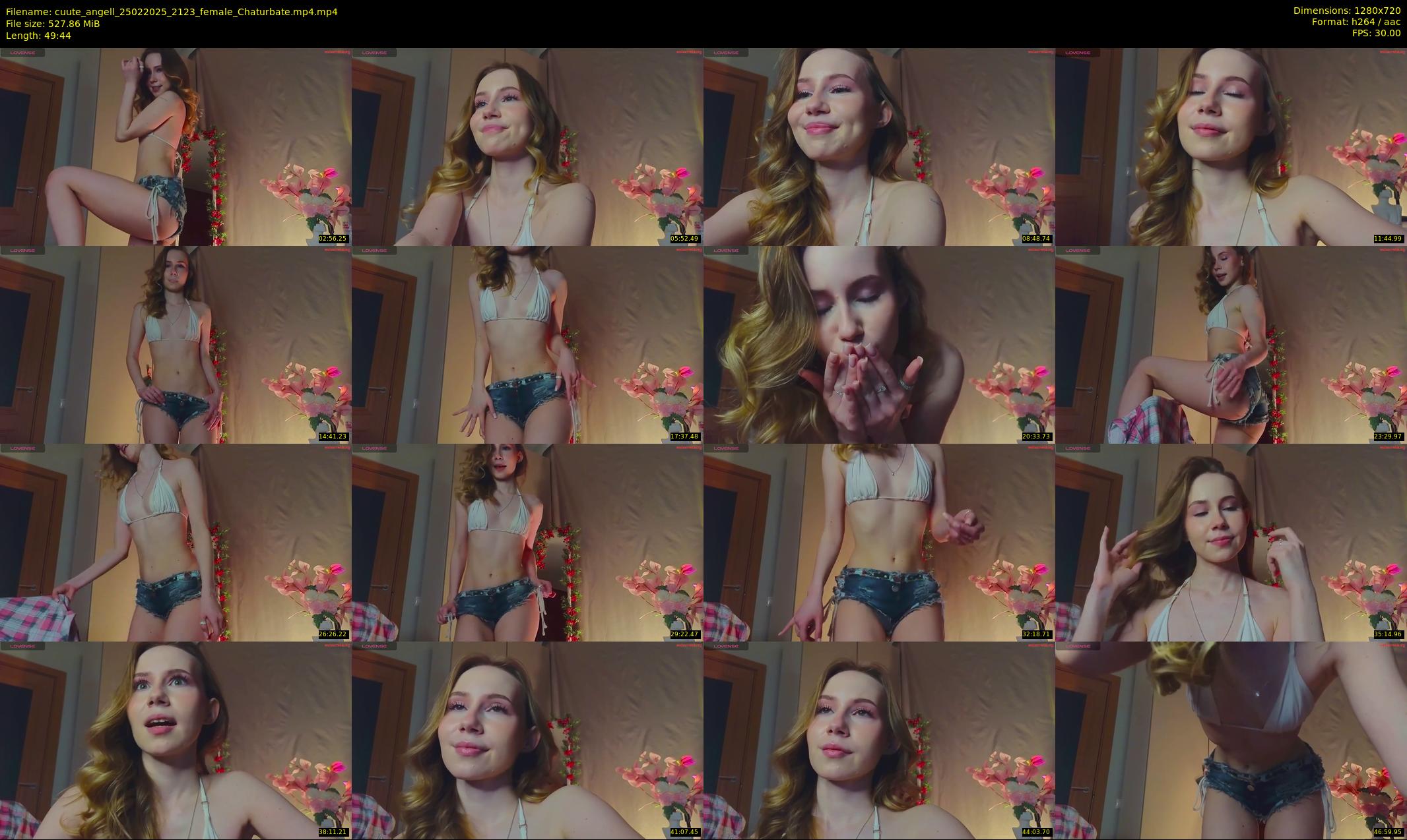 cuute_angell — 50 minute Chaturbate female cam show recording, 720p, Feb 25, 2025