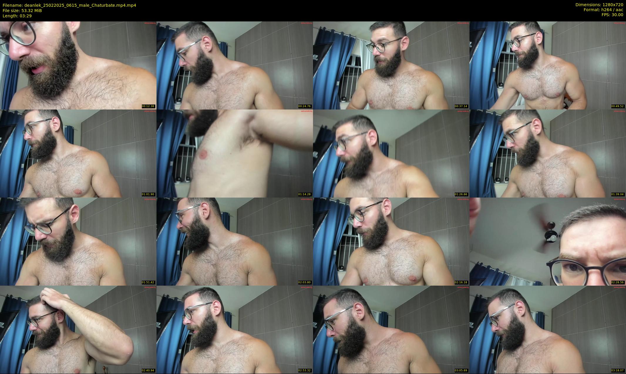 deanlek — 4 minute Chaturbate male cam show recording, 720p, Feb 25, 2025