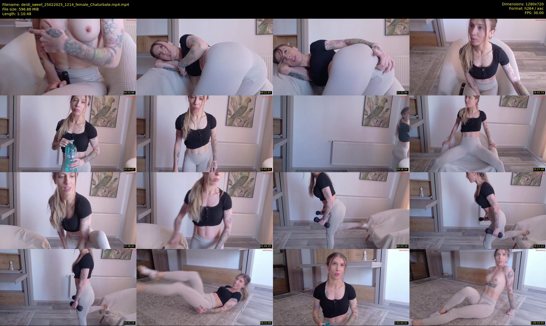 deidi_sweet — 71 minute Chaturbate female cam show recording, 720p, Feb 25, 2025