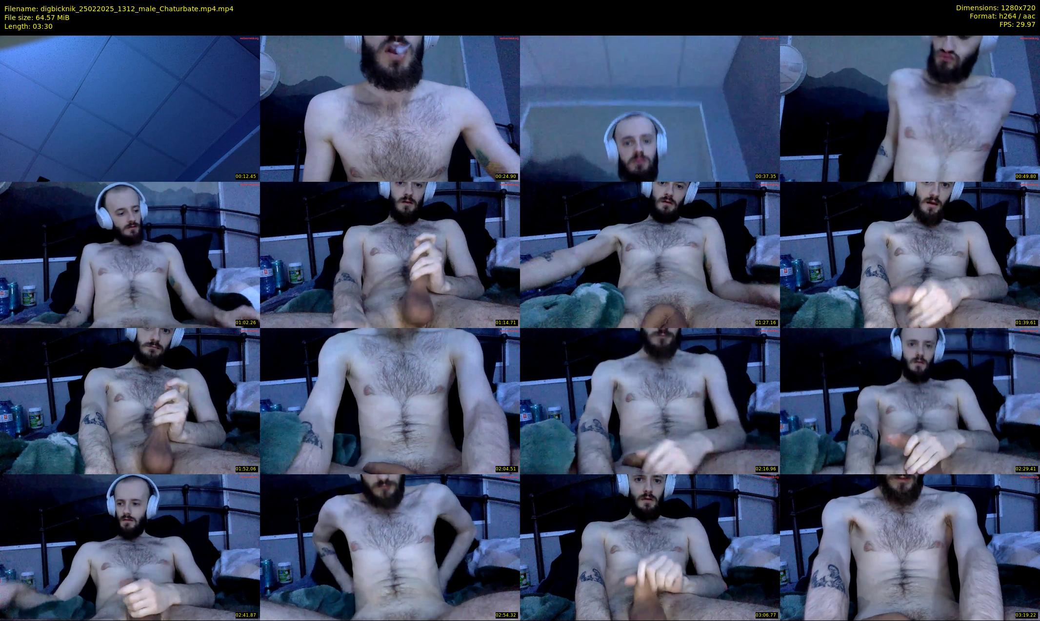 digbicknik — 4 minute Chaturbate male cam show recording, 720p, Feb 25, 2025