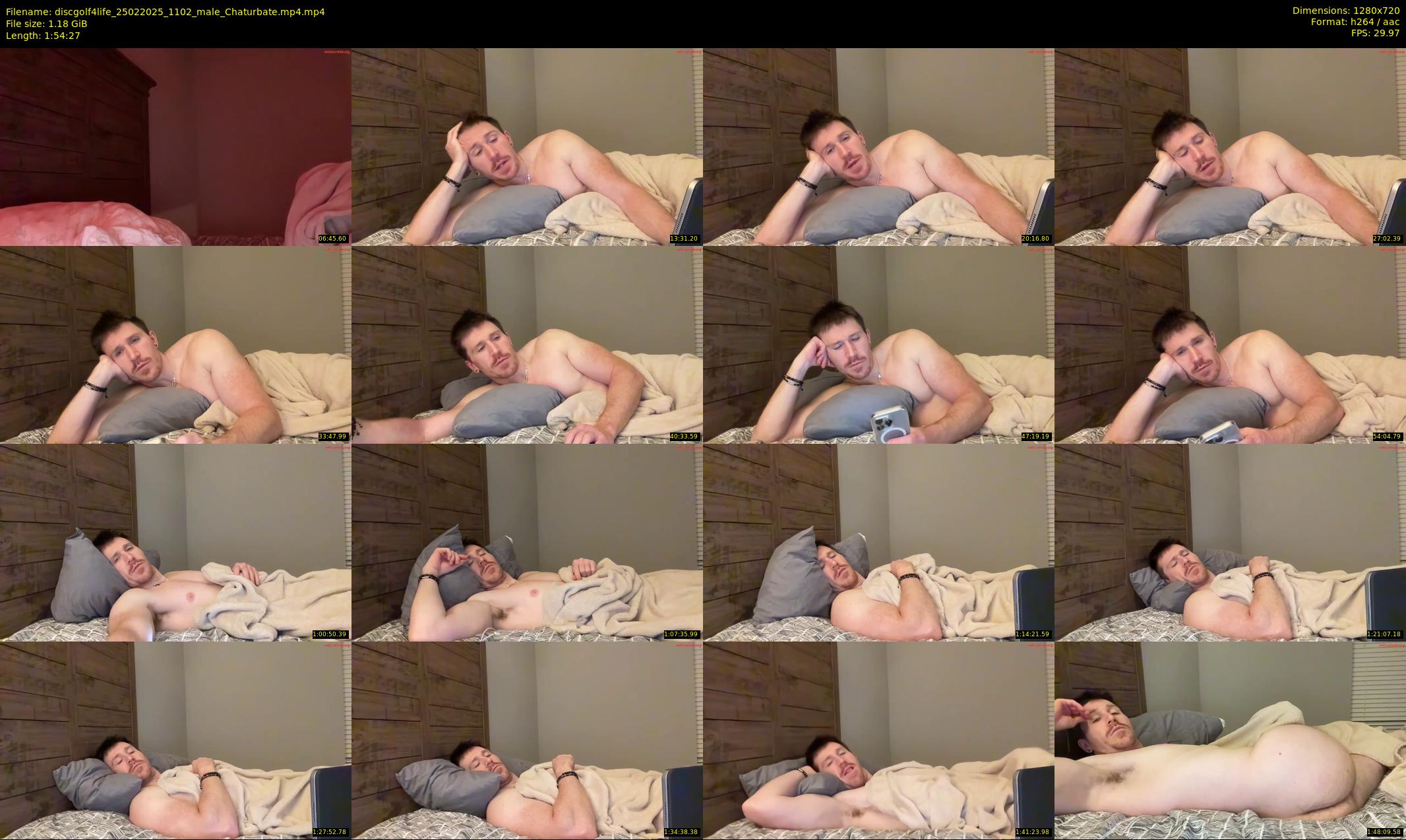 discgolf4life — 115 minute Chaturbate male cam show recording, 720p, Feb 25, 2025