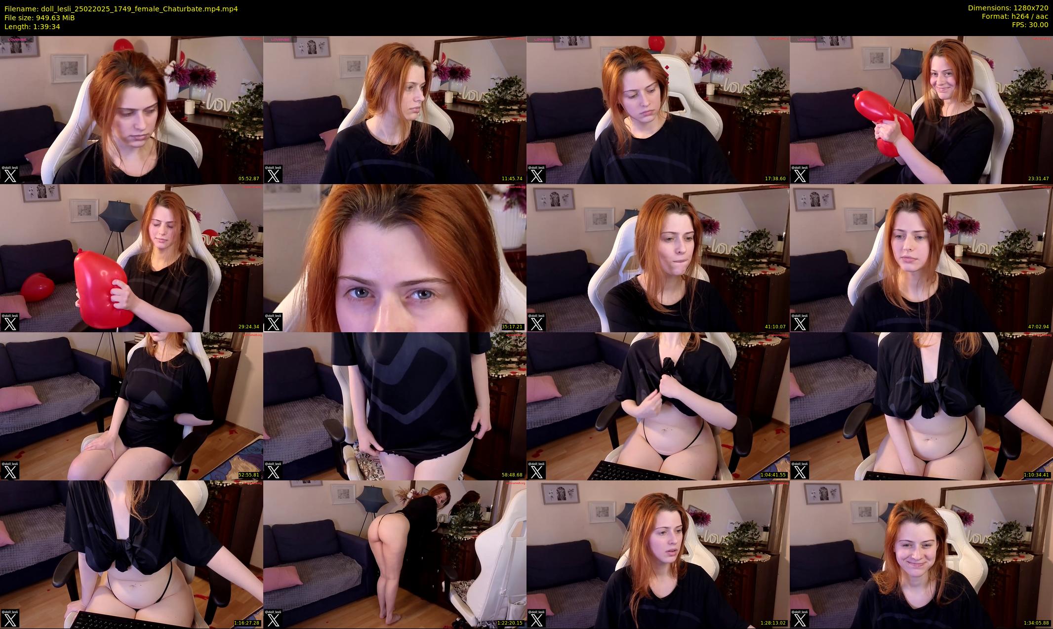 doll_lesli — 100 minute Chaturbate female cam show recording, 720p, Feb 25, 2025