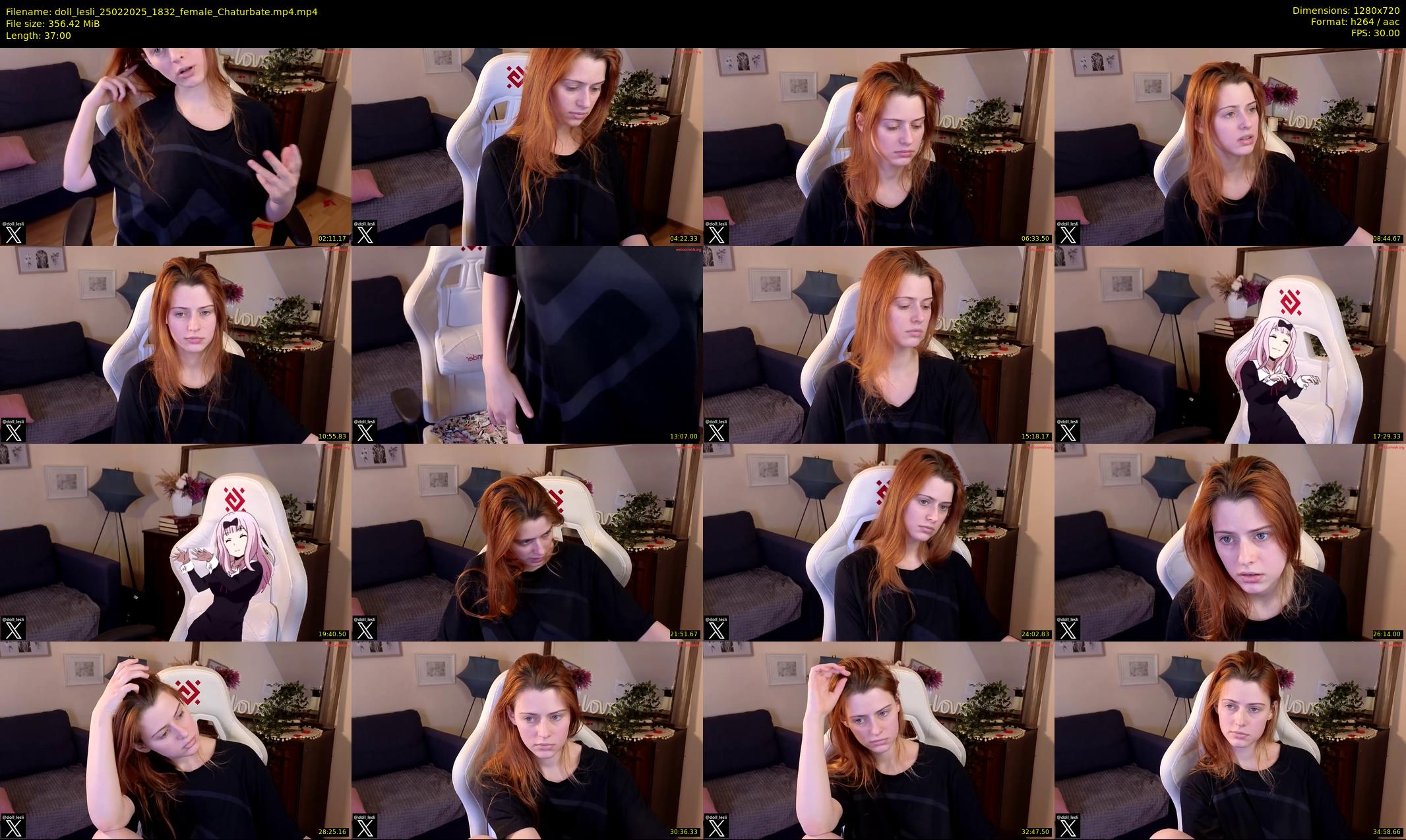 doll_lesli — 37 minute Chaturbate female cam show recording, 720p, Feb 25, 2025